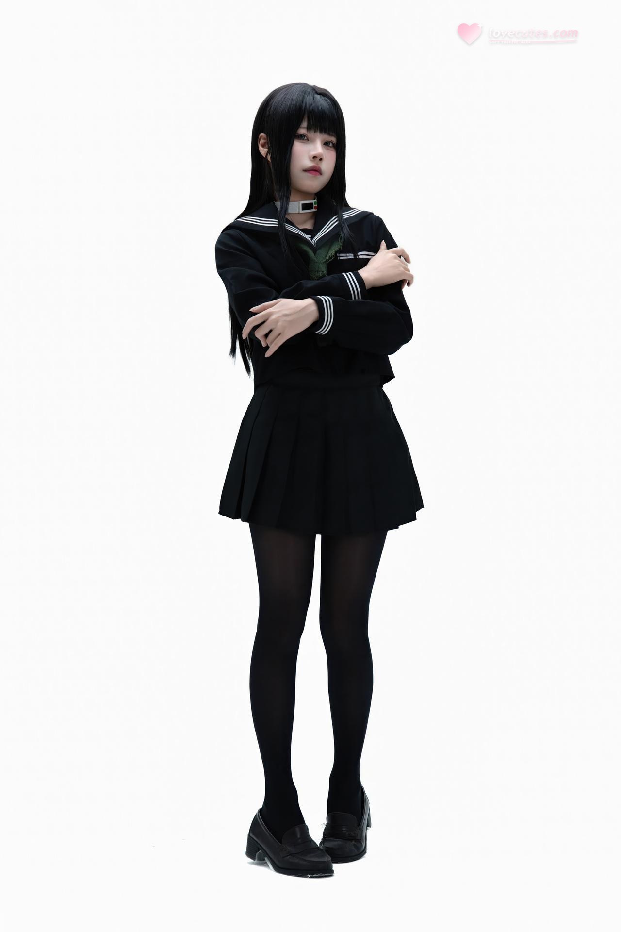 [cosplay] Shimizu Nagi - ชุดภาพ Rinne Byakuya white-hair costume set 72P