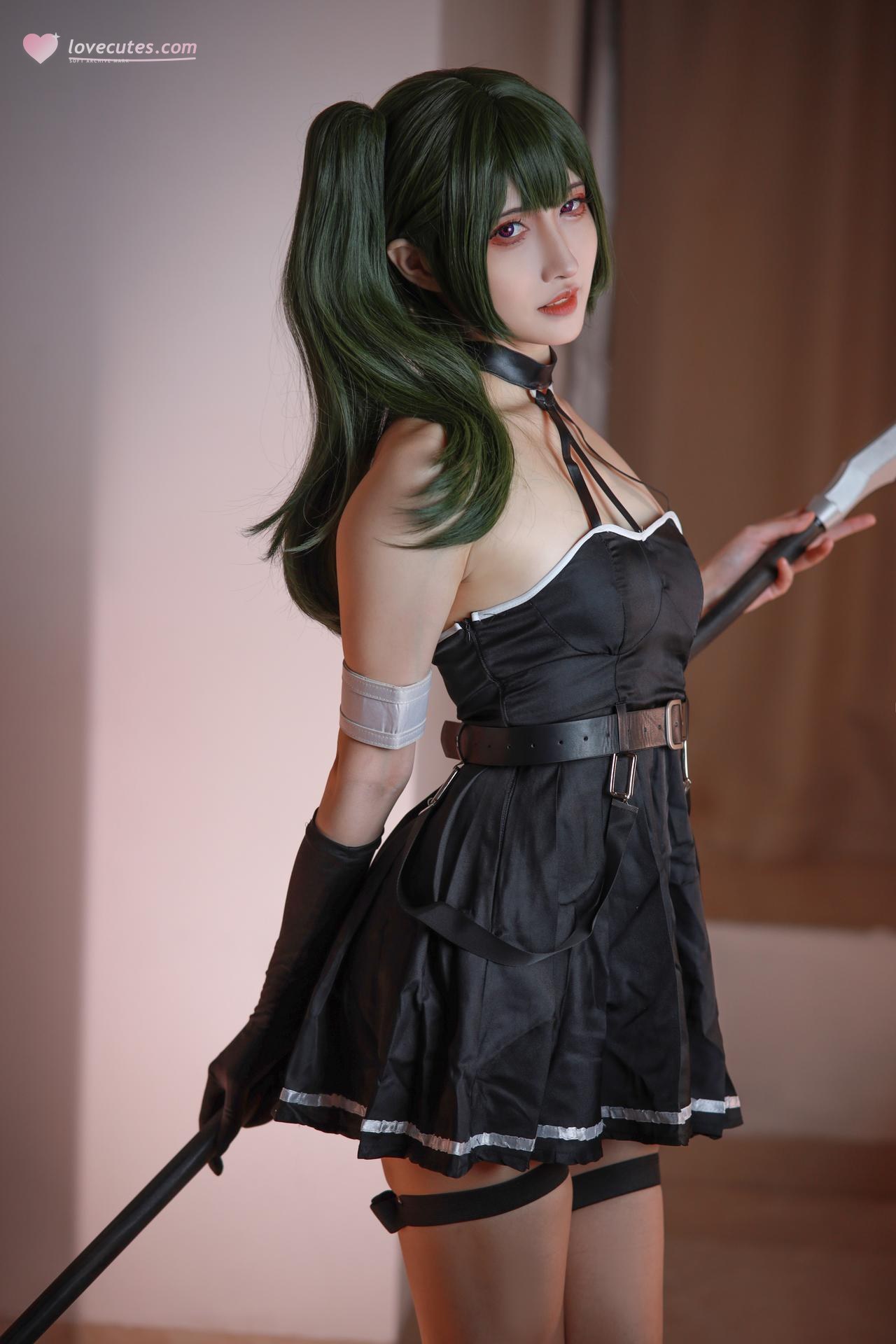 [cosplay] 山崎怜Rei - 葬送的芙莉莲 尤贝尔：黑裙魔法使角色还原 142P