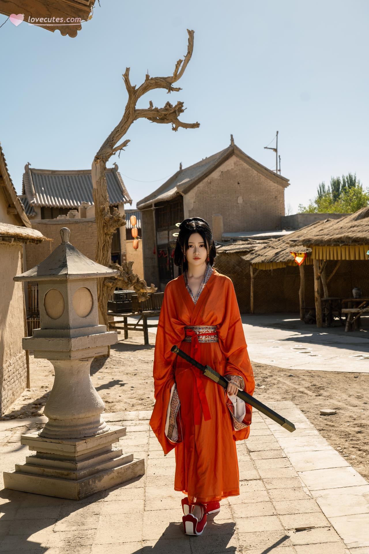 [photo shoot] Nnian - ชุดภาพ warring-states robe themed portrait set 60P