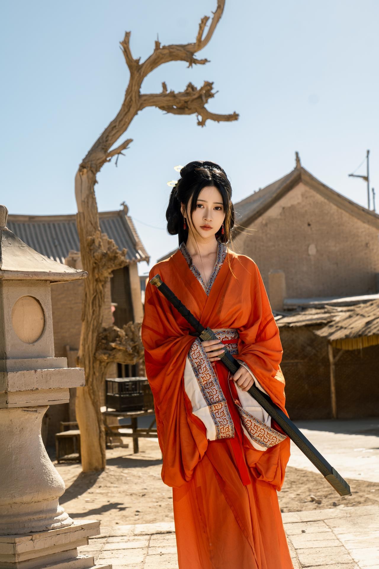 [photo shoot] Nnian - ชุดภาพ warring-states robe themed portrait set 60P