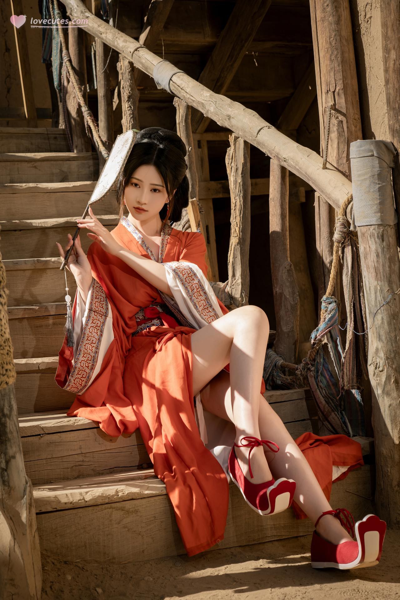 [photo shoot] Nnian - warring-states robe themed portrait set 写真セット 60P