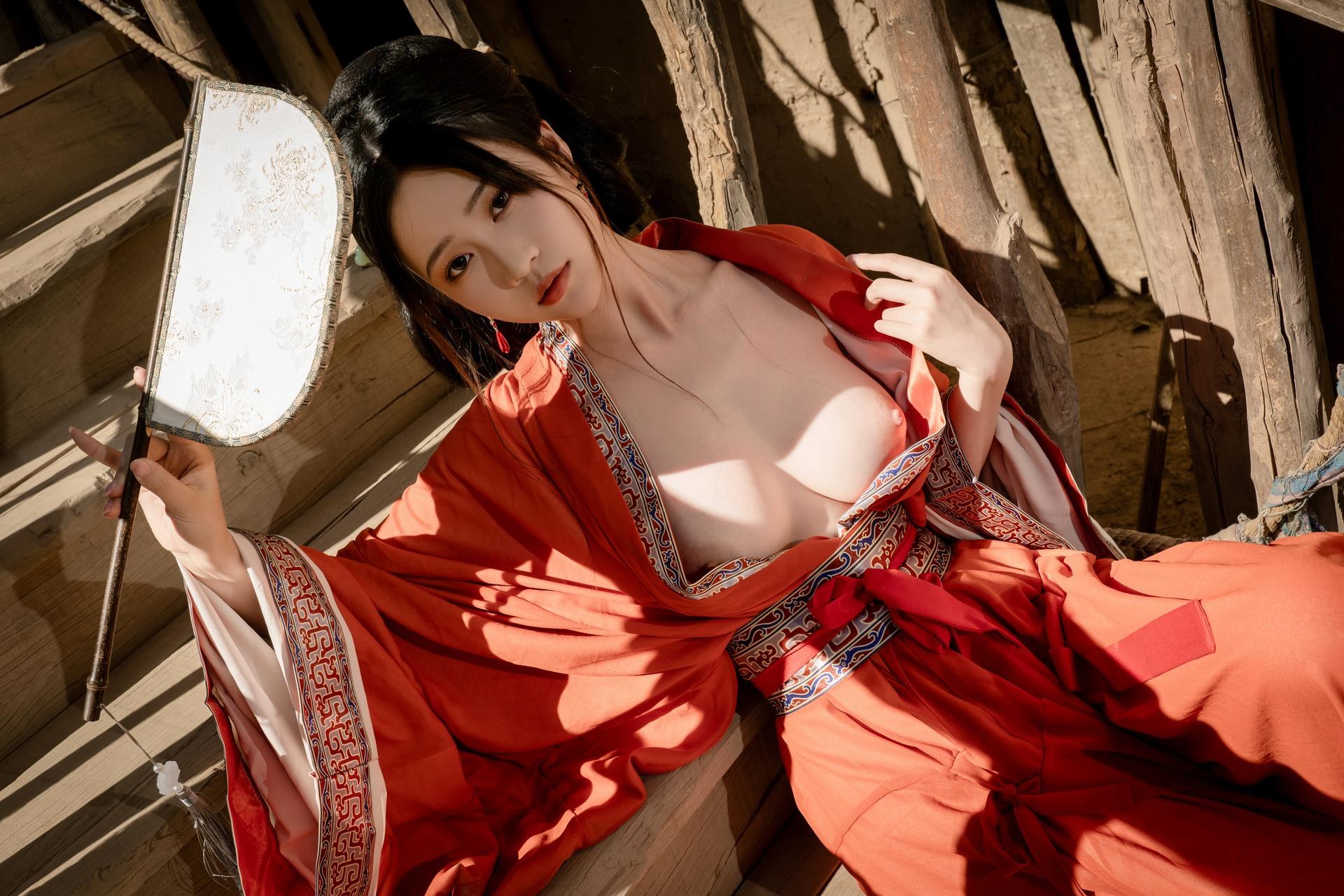 [photo shoot] Nnian - warring-states robe themed portrait set 写真セット 60P