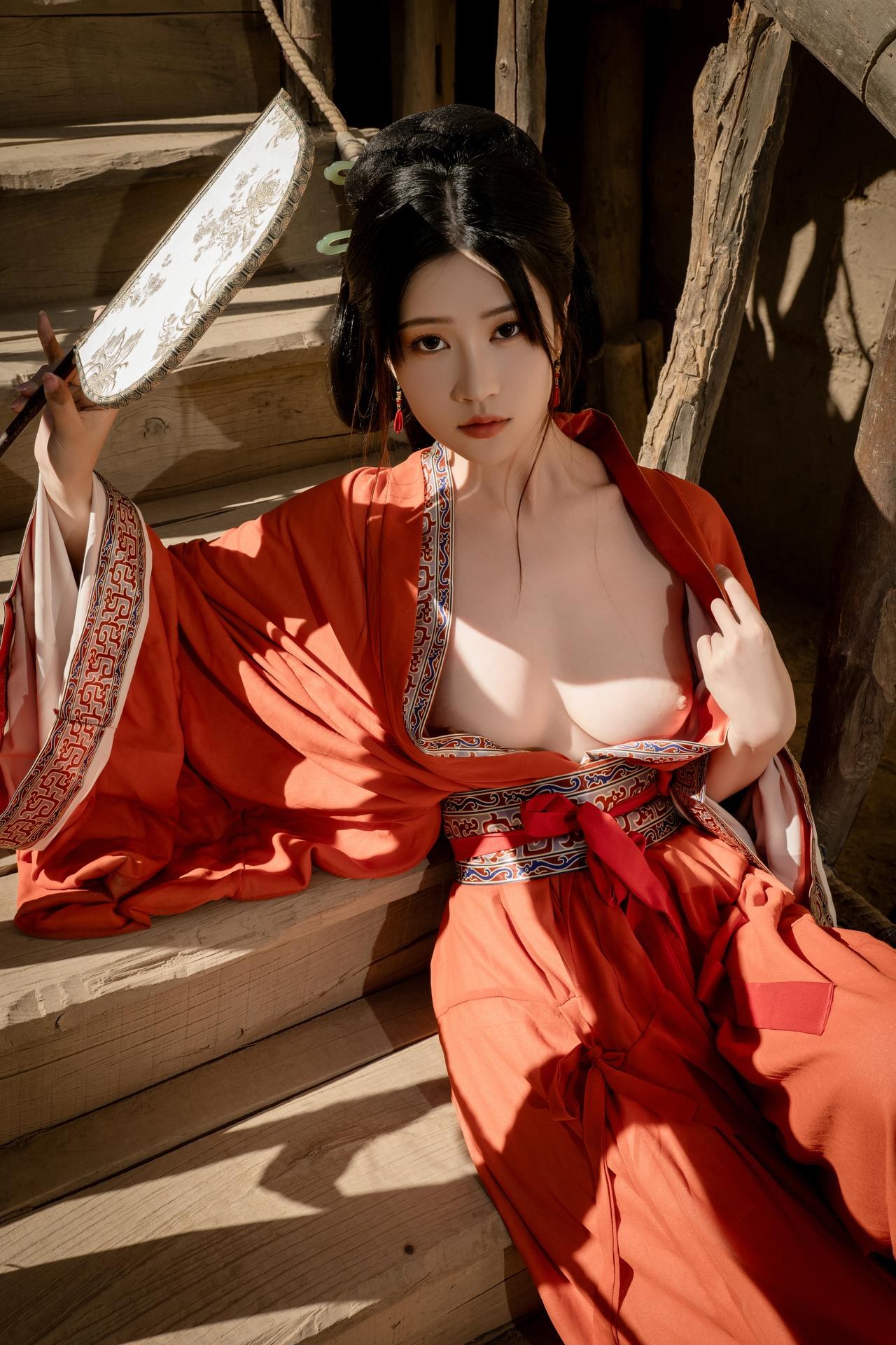 [photo shoot] Nnian - ชุดภาพ warring-states robe themed portrait set 60P