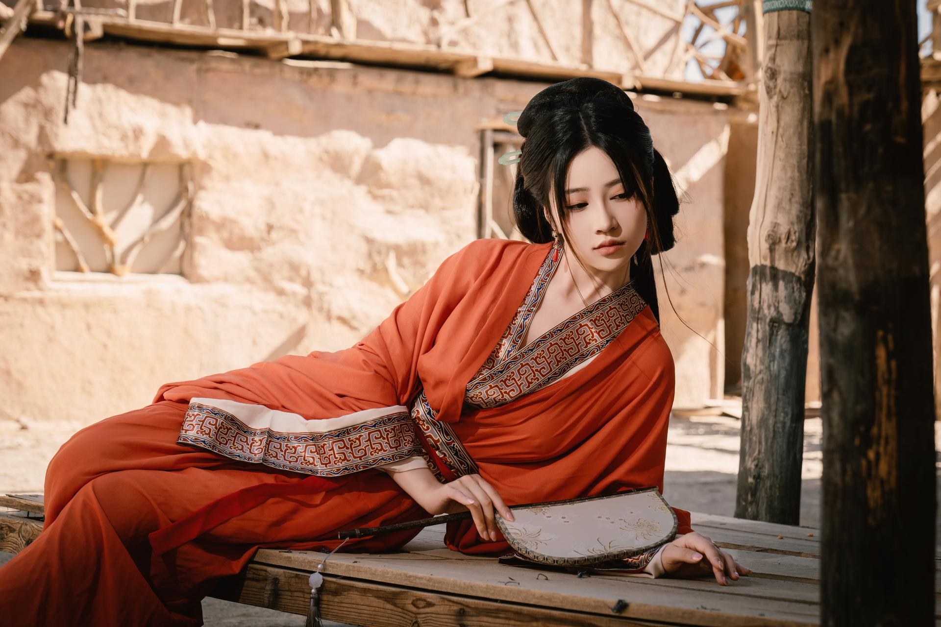 [photo shoot] Nnian - warring-states robe themed portrait set 사진 세트 60P