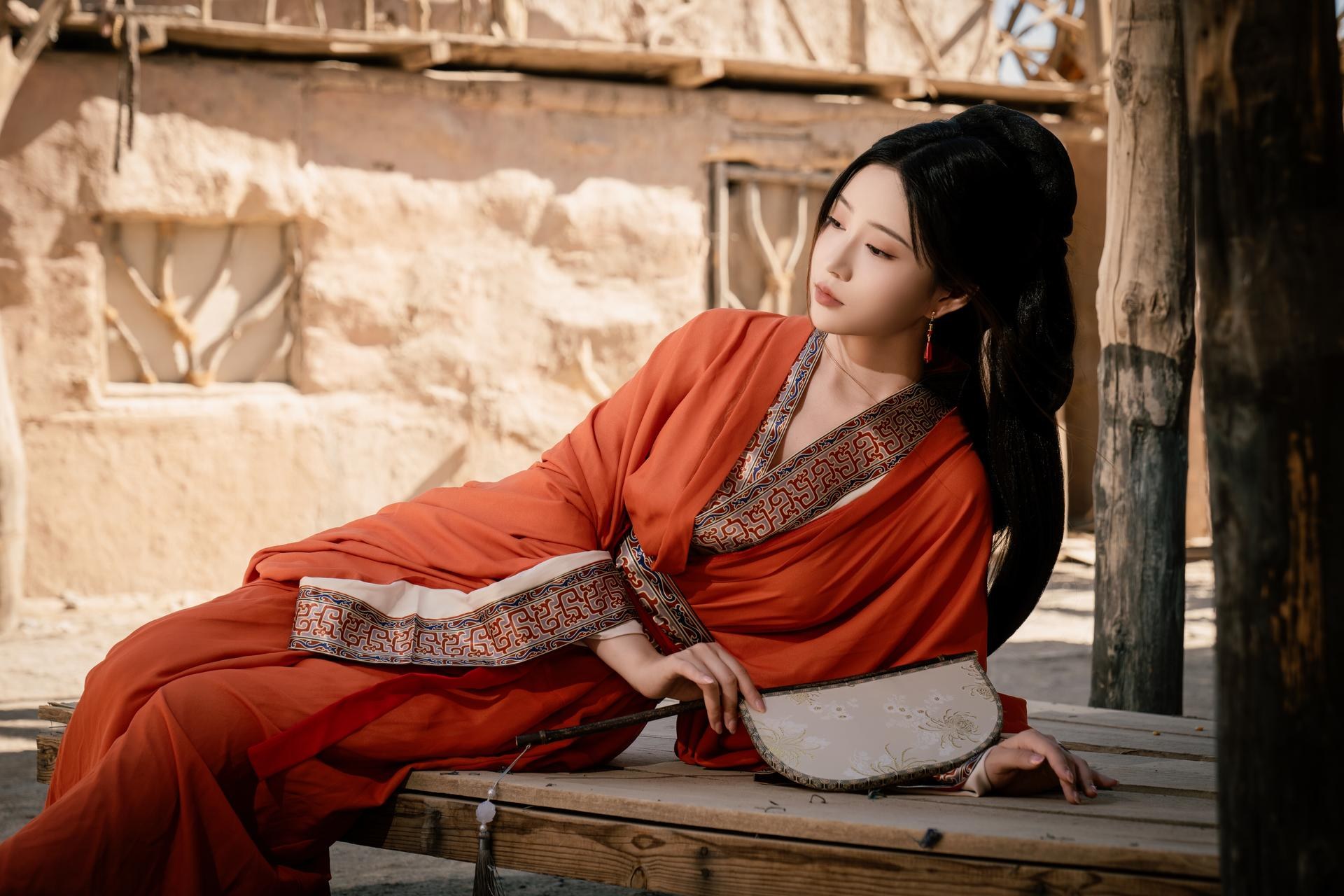 [photo shoot] Nnian - warring-states robe themed portrait set 사진 세트 60P