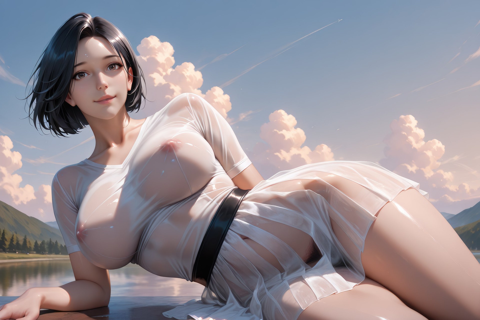 AI Porn - 吞噬星空 女向导：紧身衣湿身露穴成人向图集 895P