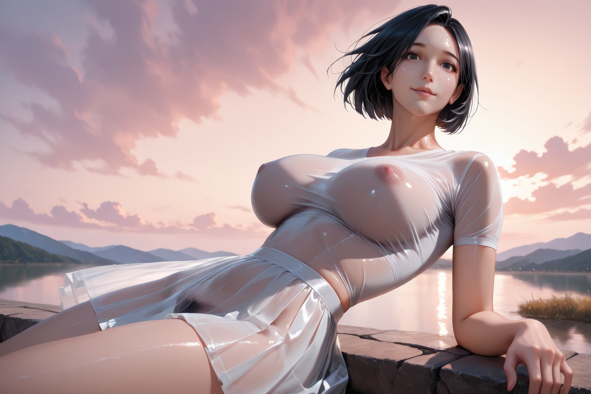 AI Porn - 吞噬星空 女向导：紧身衣湿身露穴成人向图集 895P