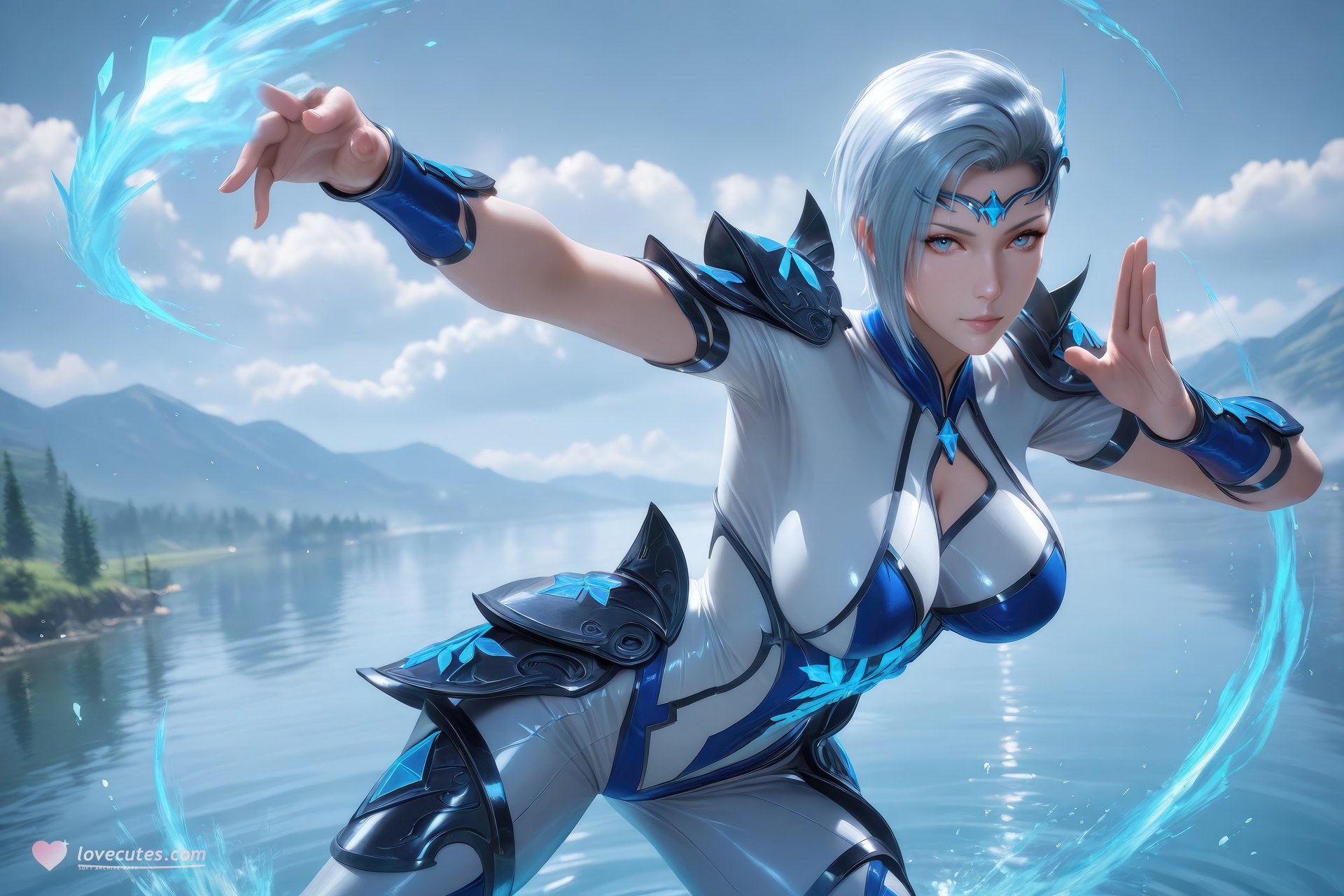 AI Porn - 闘羅大陸 雪舞 ボディスーツ、濡れ感、露出ヌード AI画像ギャラリー 960P
