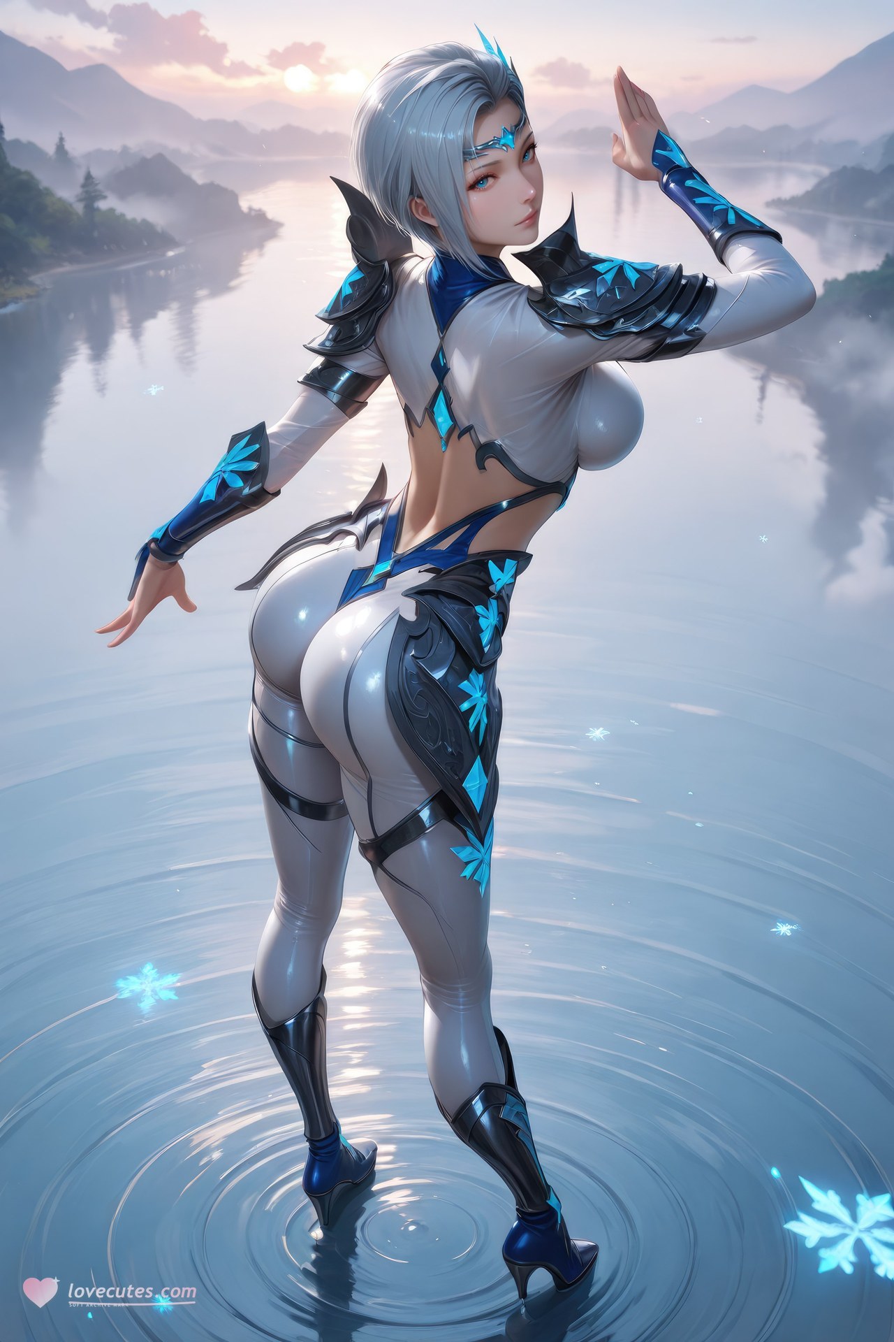 AI Porn - 斗罗大陆 雪舞：紧身衣湿身露穴成人向图集 960P
