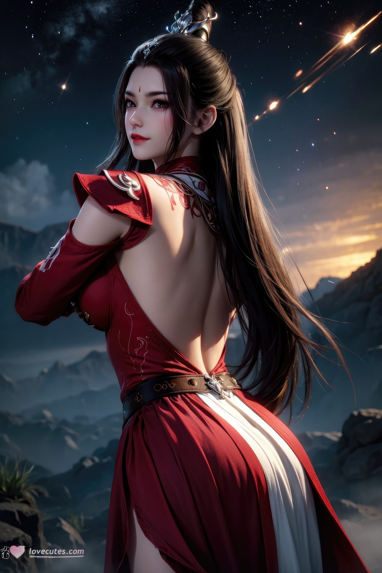 AI Porn - 师兄啊师兄 有琴玄雅：蕾丝内衣露穴成人向图集 615P