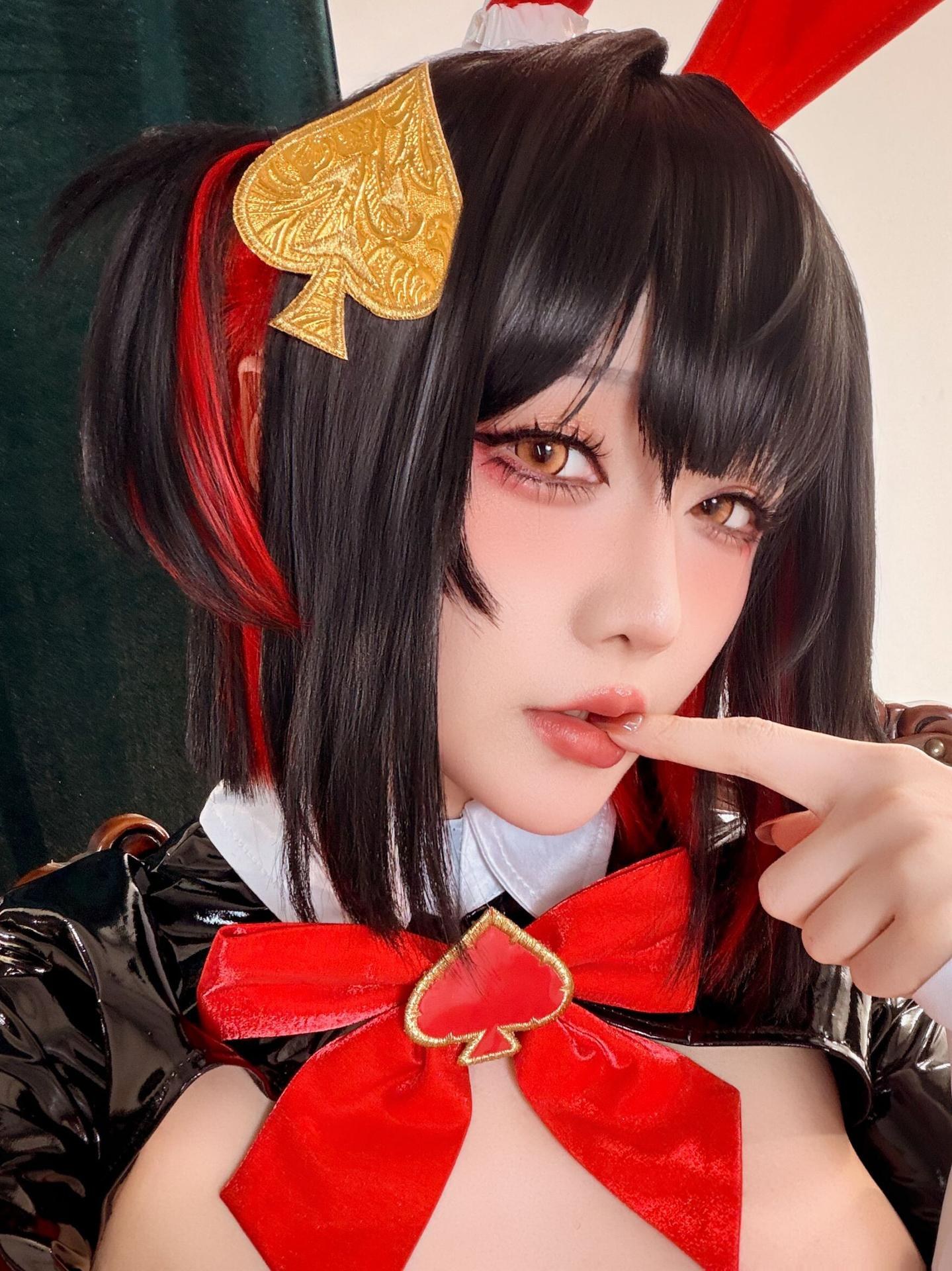 [cosplay] Hoshilily - ชุดภาพ Nikke Rupee unlucky bunny cosplay 22P