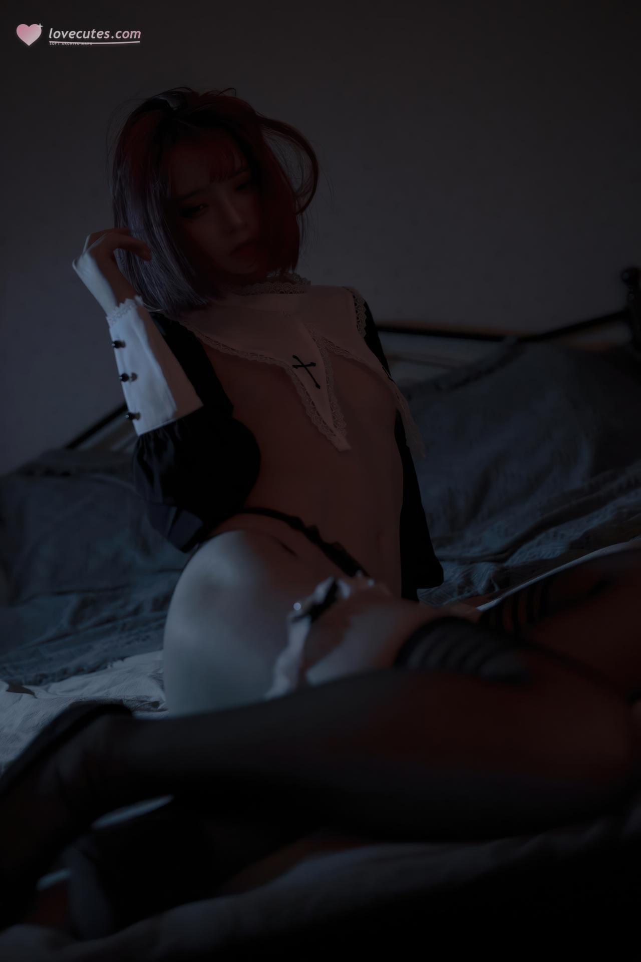 [私房] 疯猫ss - 昼夜主题：黑白反差私房写真 30P