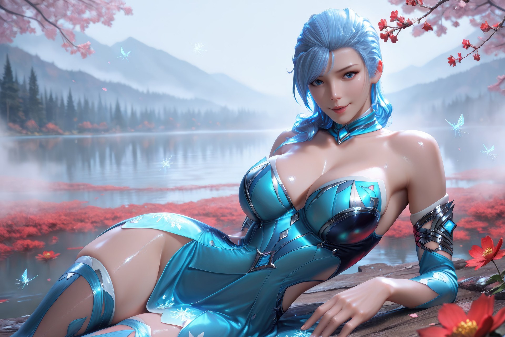 AI Porn - Douluo Dalu Gu Qingbo 바디수트, 젖은 연출, 노출 누드 AI 이미지 갤러리 1078P