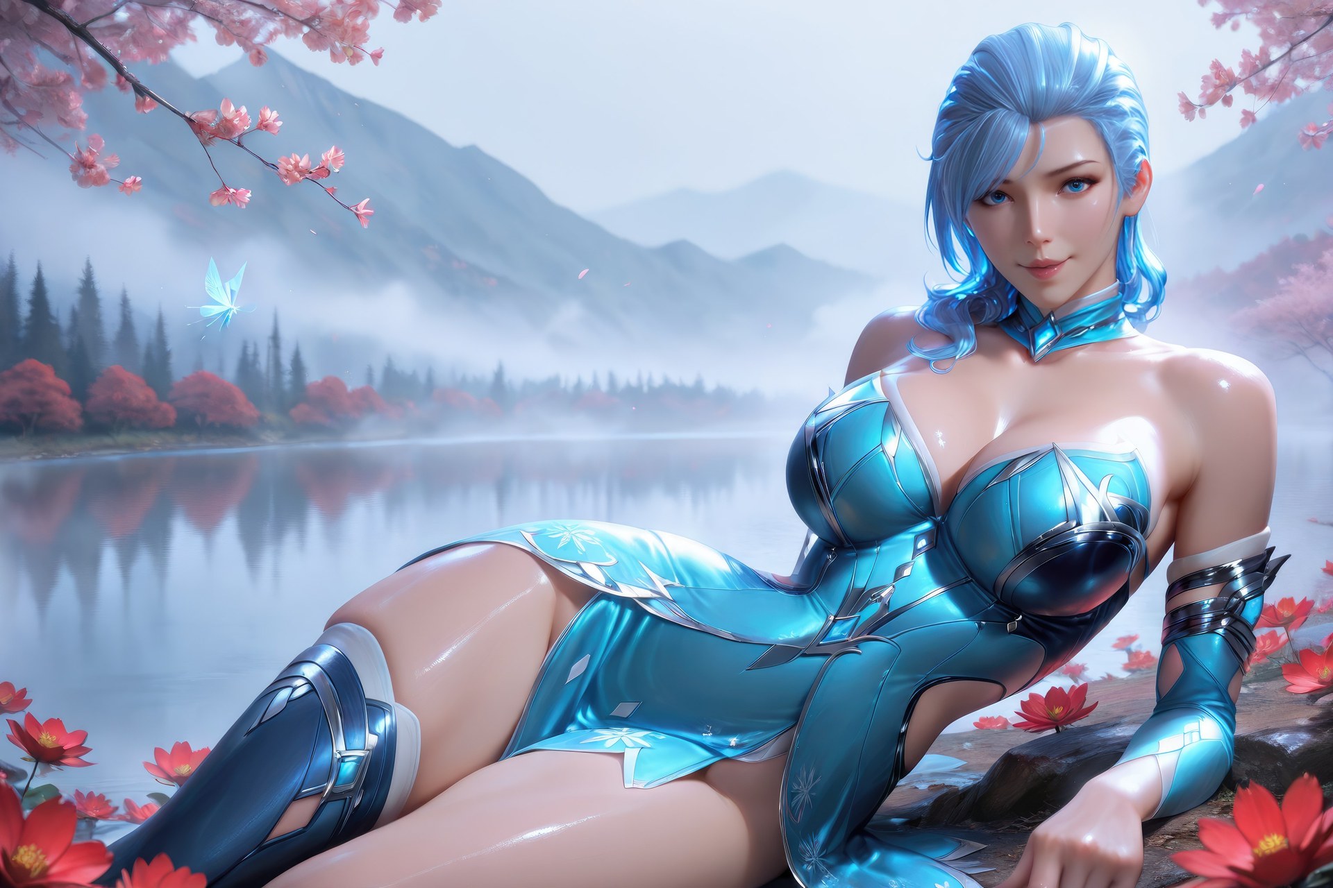 AI Porn - Douluo Dalu Gu Qingbo 바디수트, 젖은 연출, 노출 누드 AI 이미지 갤러리 1078P