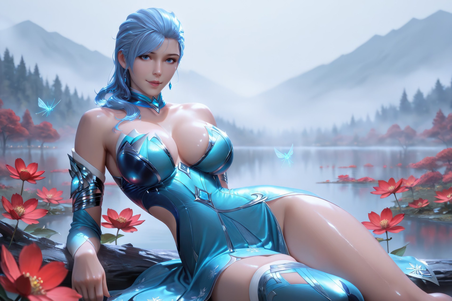 AI Porn - Douluo Dalu Gu Qingbo 바디수트, 젖은 연출, 노출 누드 AI 이미지 갤러리 1078P