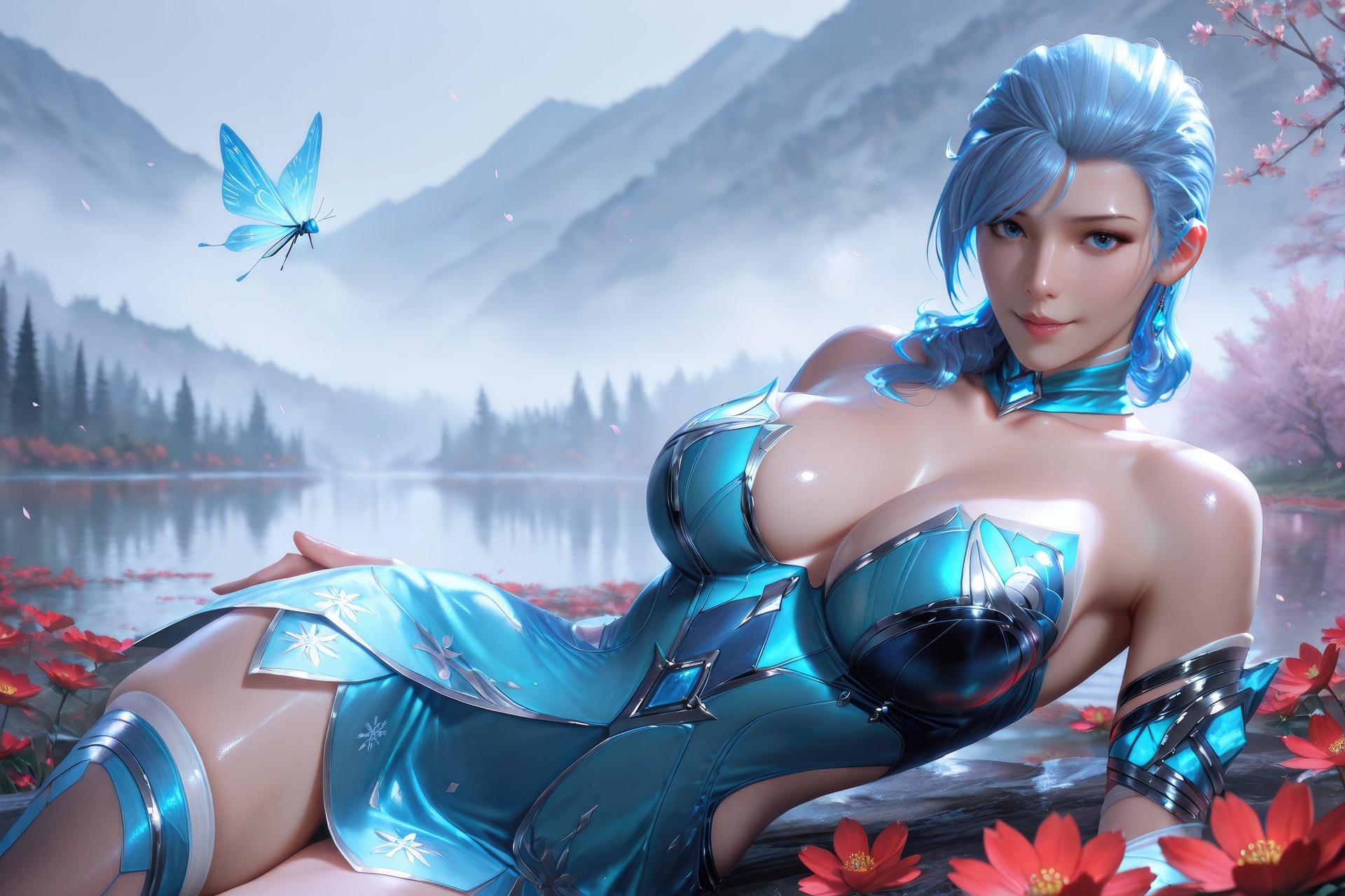 AI Porn - Douluo Dalu Gu Qingbo 바디수트, 젖은 연출, 노출 누드 AI 이미지 갤러리 1078P