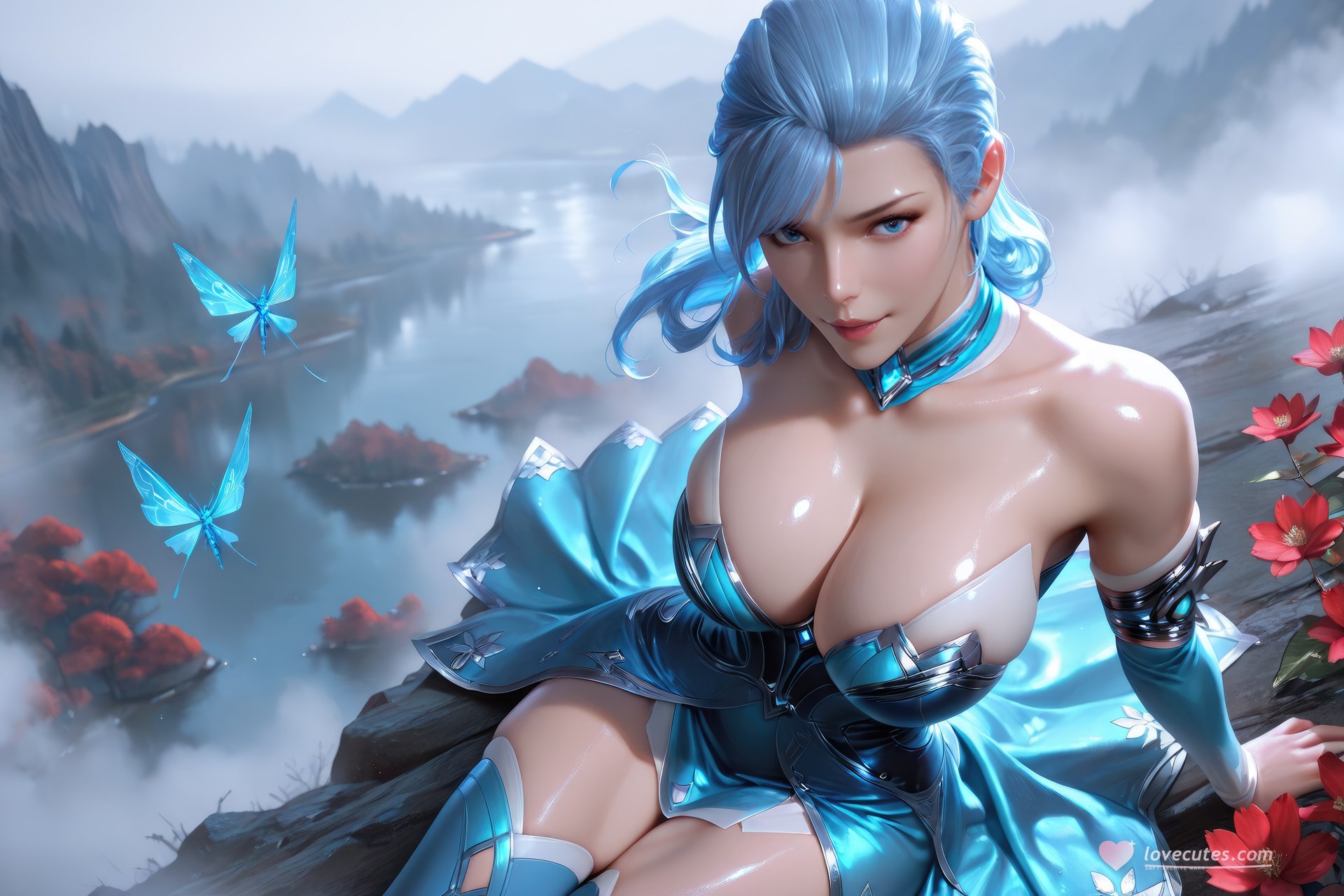 AI Porn - Douluo Dalu Gu Qingbo 바디수트, 젖은 연출, 노출 누드 AI 이미지 갤러리 1078P
