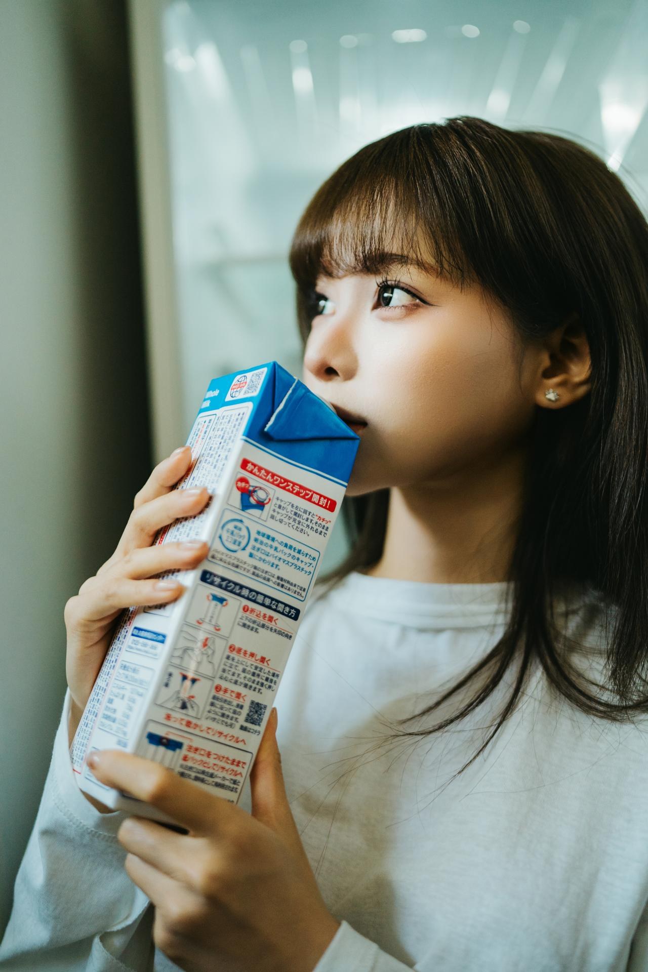 [private-room] Chunmomo - ชุดภาพ milk-white lingerie private photo set 22P