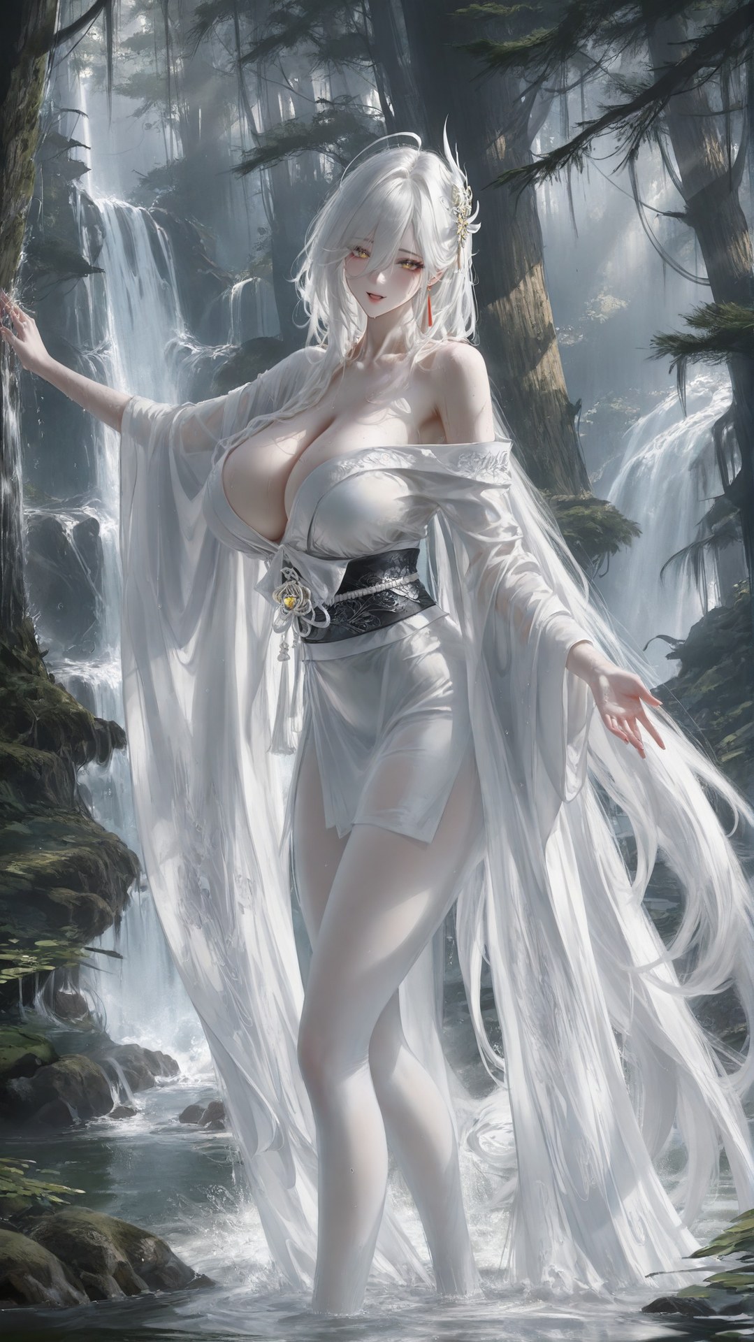 AI Porn - Azur Lane Hakuhou white stockings, bodysuit, explicit nude detail AI Adult Gallery 302P