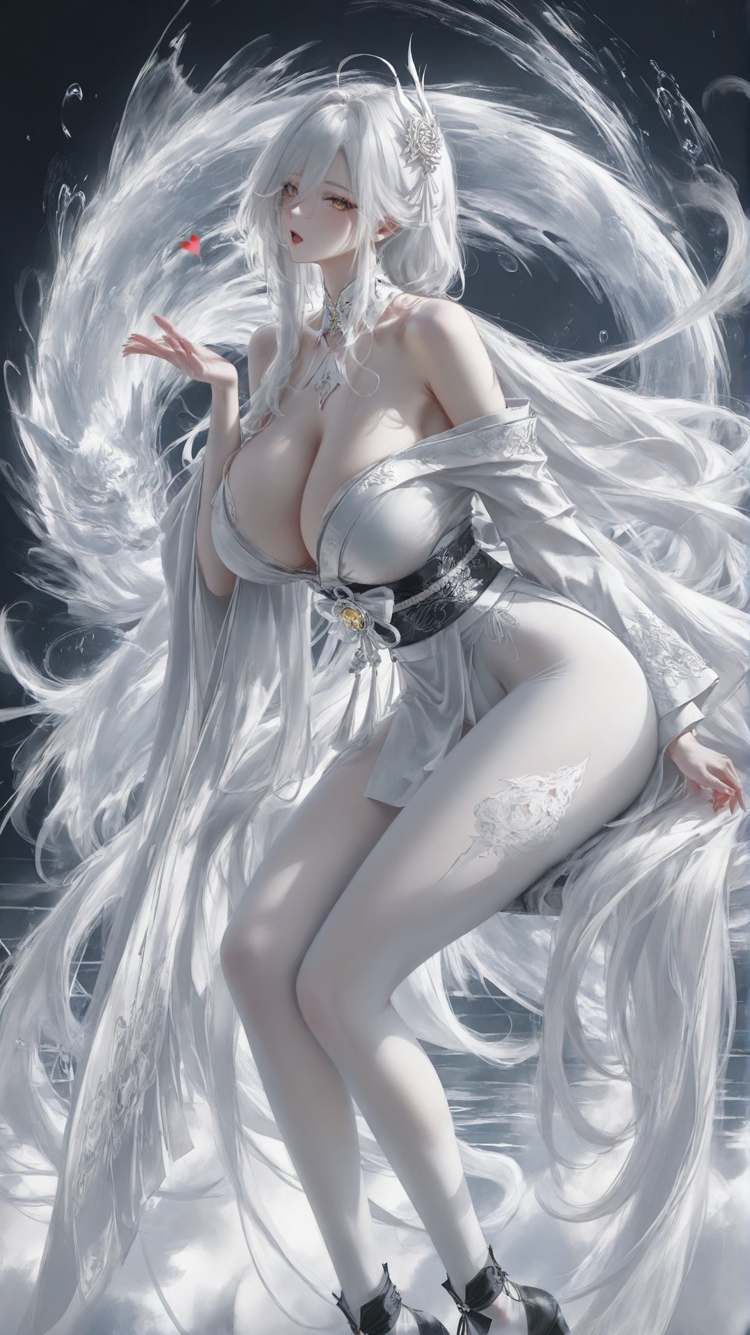 AI Porn - 碧蓝航线 白凤：白丝紧身衣露穴成人向图集 302P