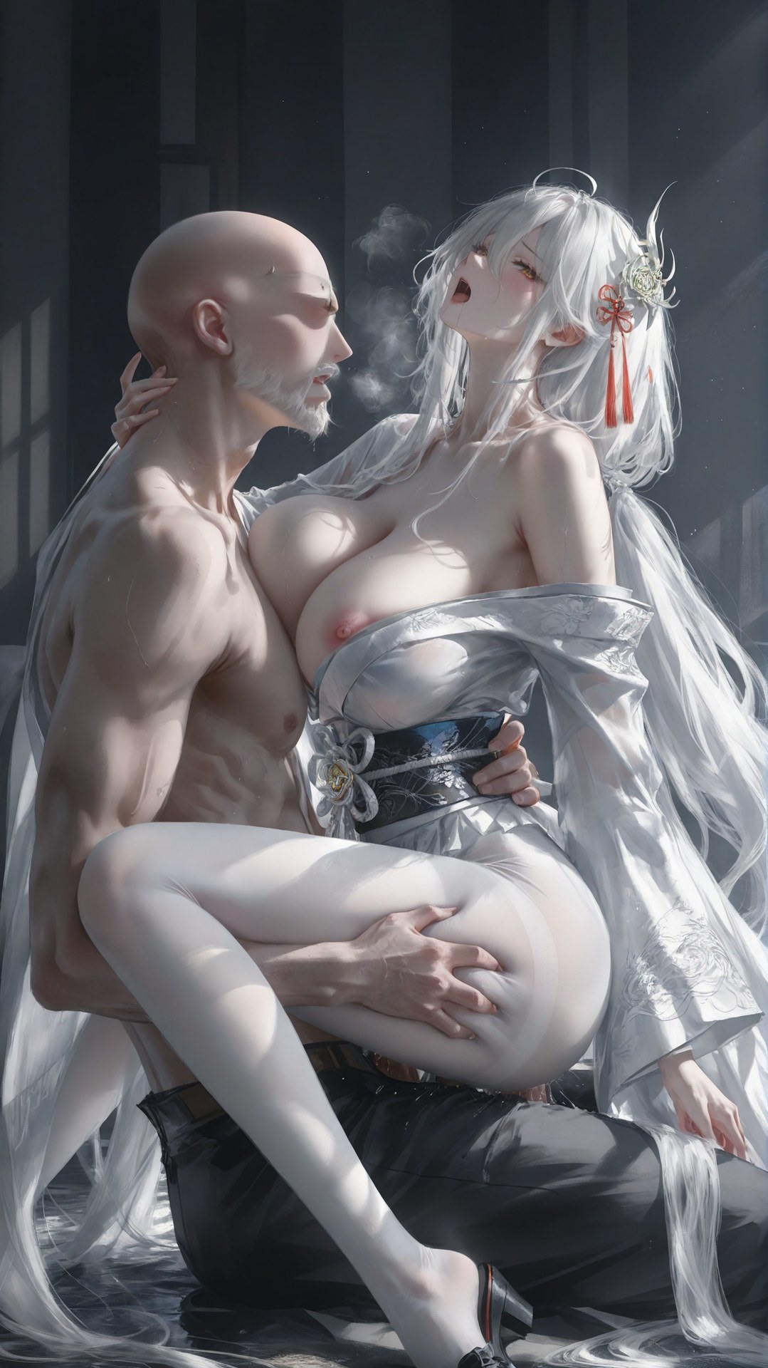 AI Porn - Azur Lane Hakuhou ถุงน่องขาว, ชุดรัดรูป, นู้ดผู้ใหญ่ แกลเลอรี AI 302P