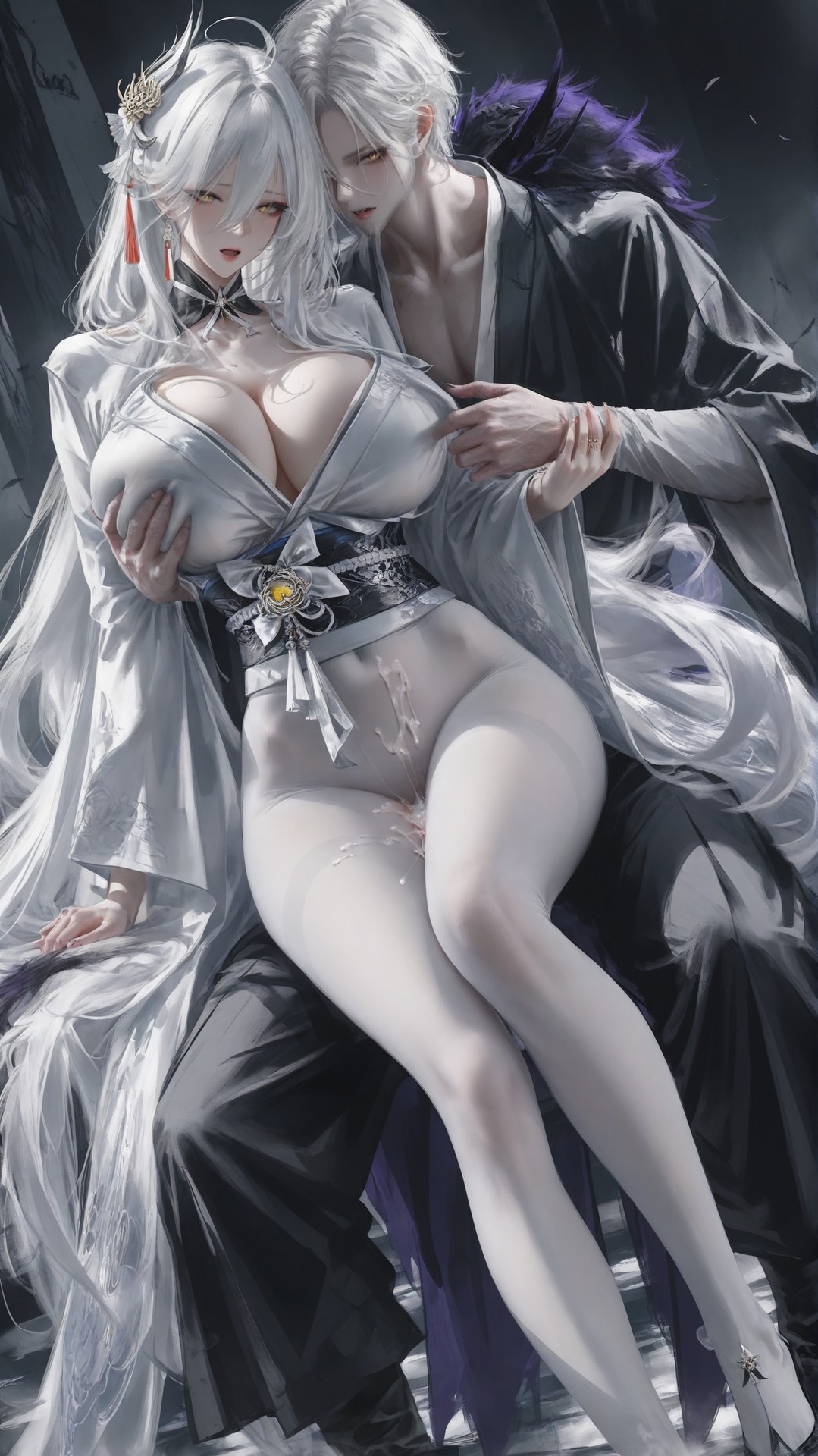AI Porn - Azur Lane Hakuhou ถุงน่องขาว, ชุดรัดรูป, นู้ดผู้ใหญ่ แกลเลอรี AI 302P