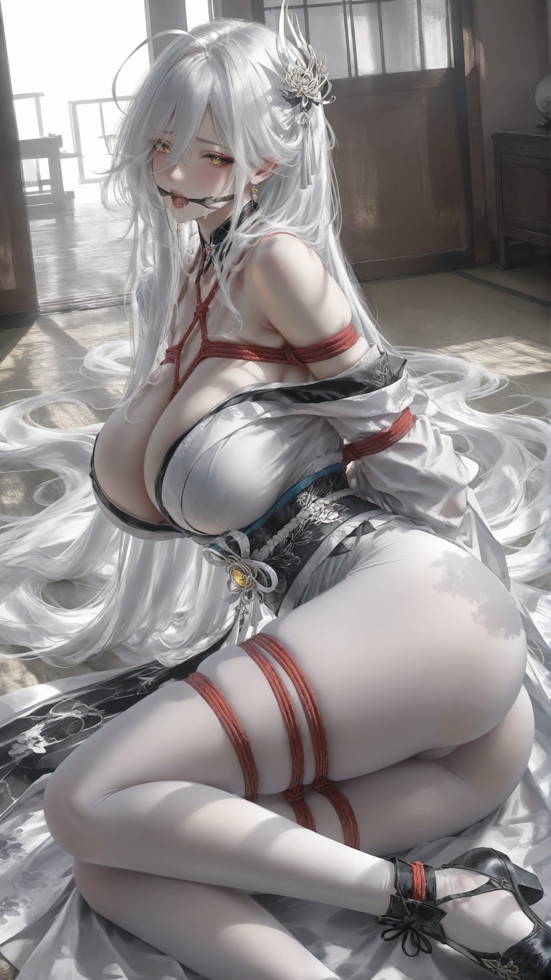 AI Porn - Azur Lane Hakuhou ถุงน่องขาว, ชุดรัดรูป, นู้ดผู้ใหญ่ แกลเลอรี AI 302P