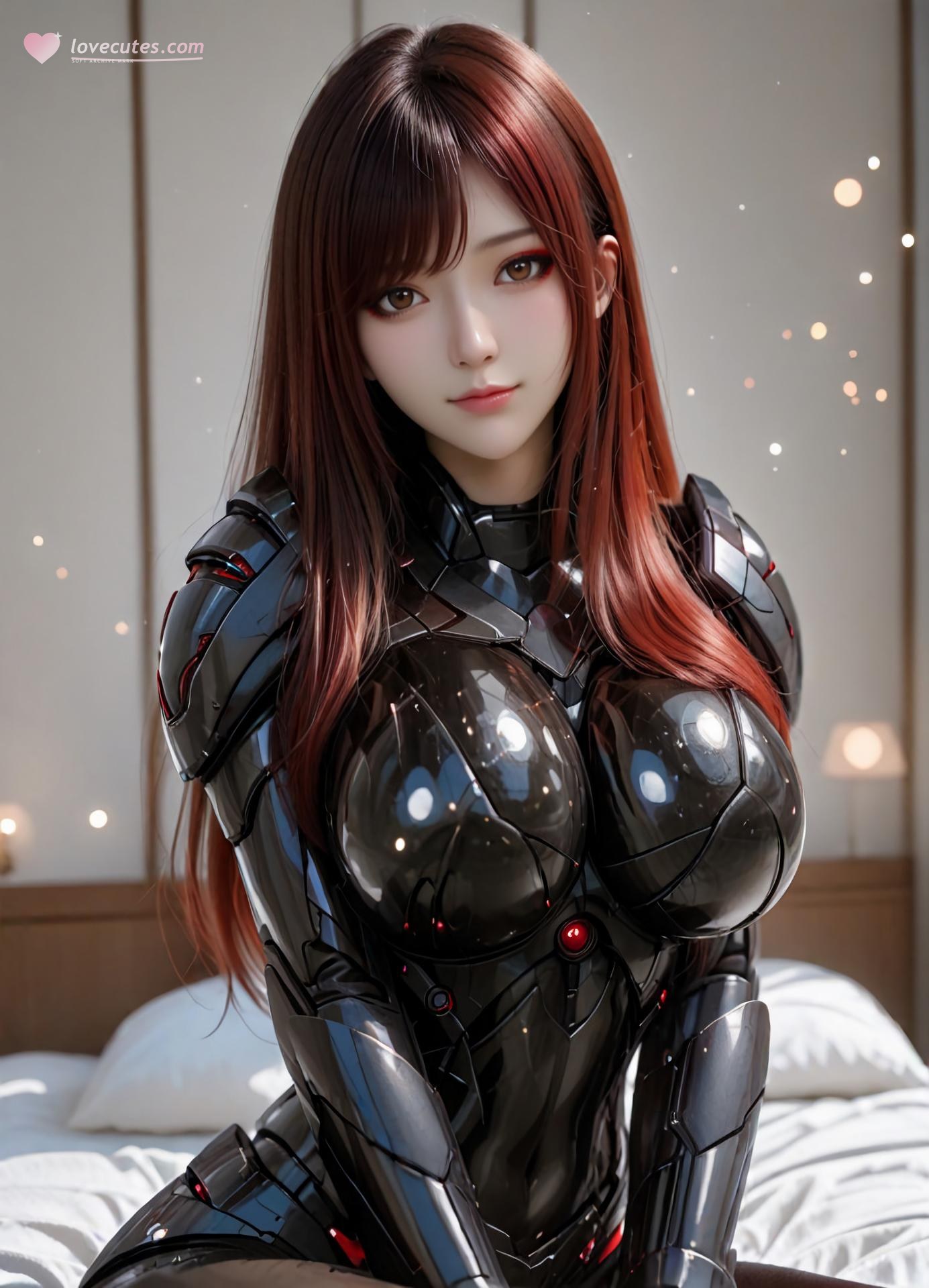 AI Porn - Qiangwei bodysuit, wet-look styling, explicit nude detail AI Adult Gallery 99P