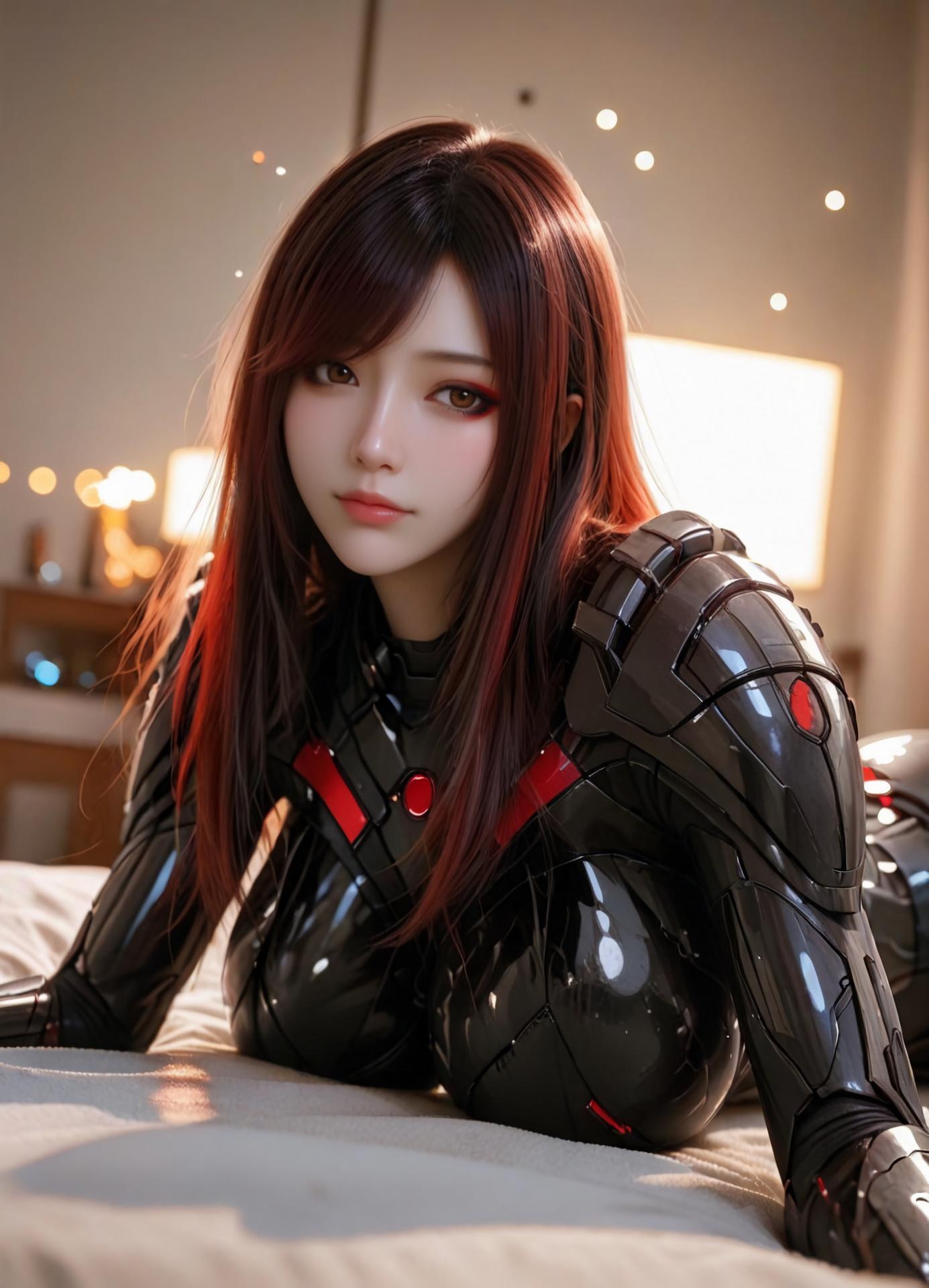 AI Porn - Qiangwei 바디수트, 젖은 연출, 노출 누드 AI 이미지 갤러리 99P