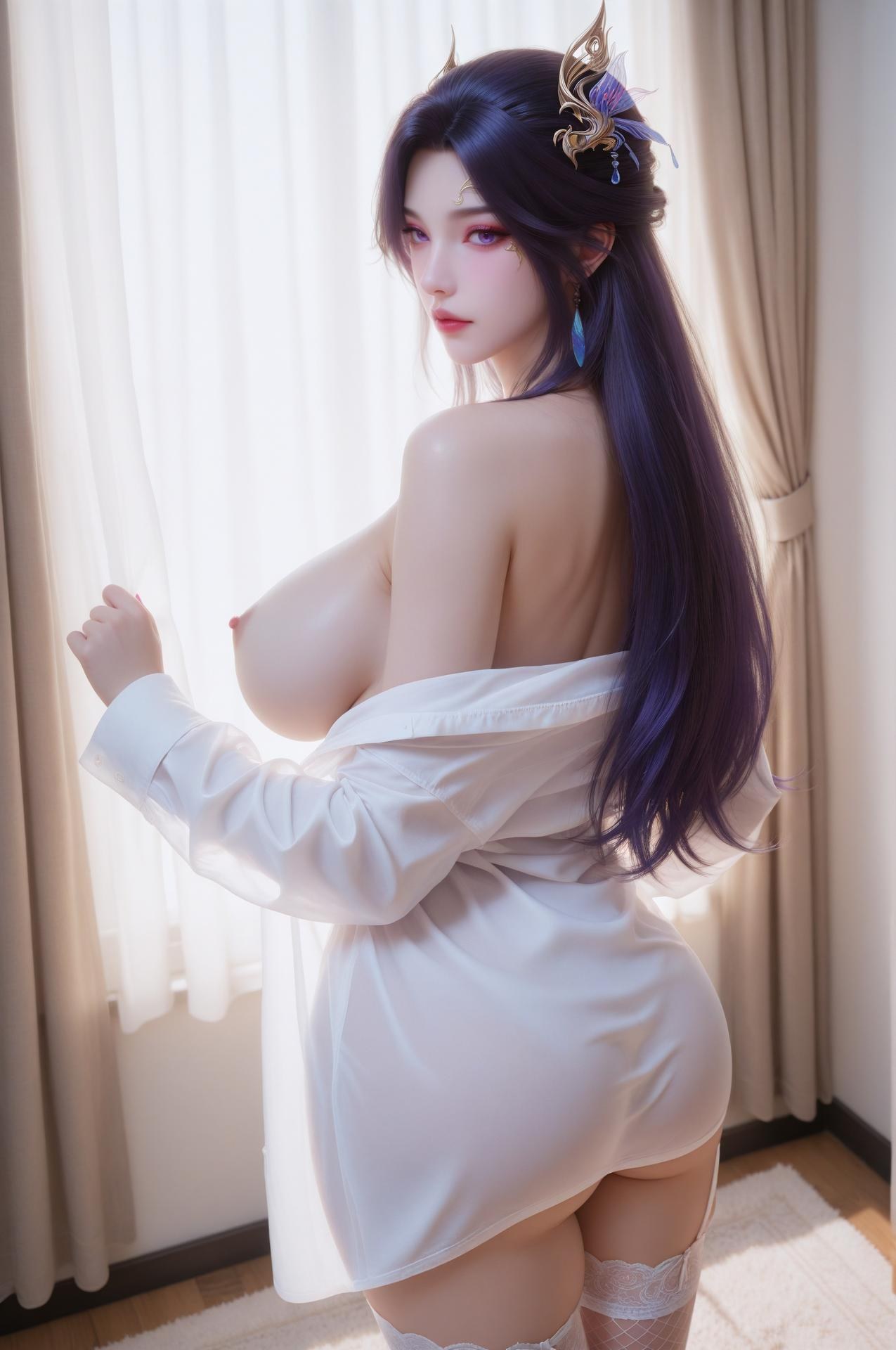 AI Porn - World of Immortals Yan Qingcheng ชุดชั้นในลูกไม้, นู้ดผู้ใหญ่ แกลเลอรี AI 60P
