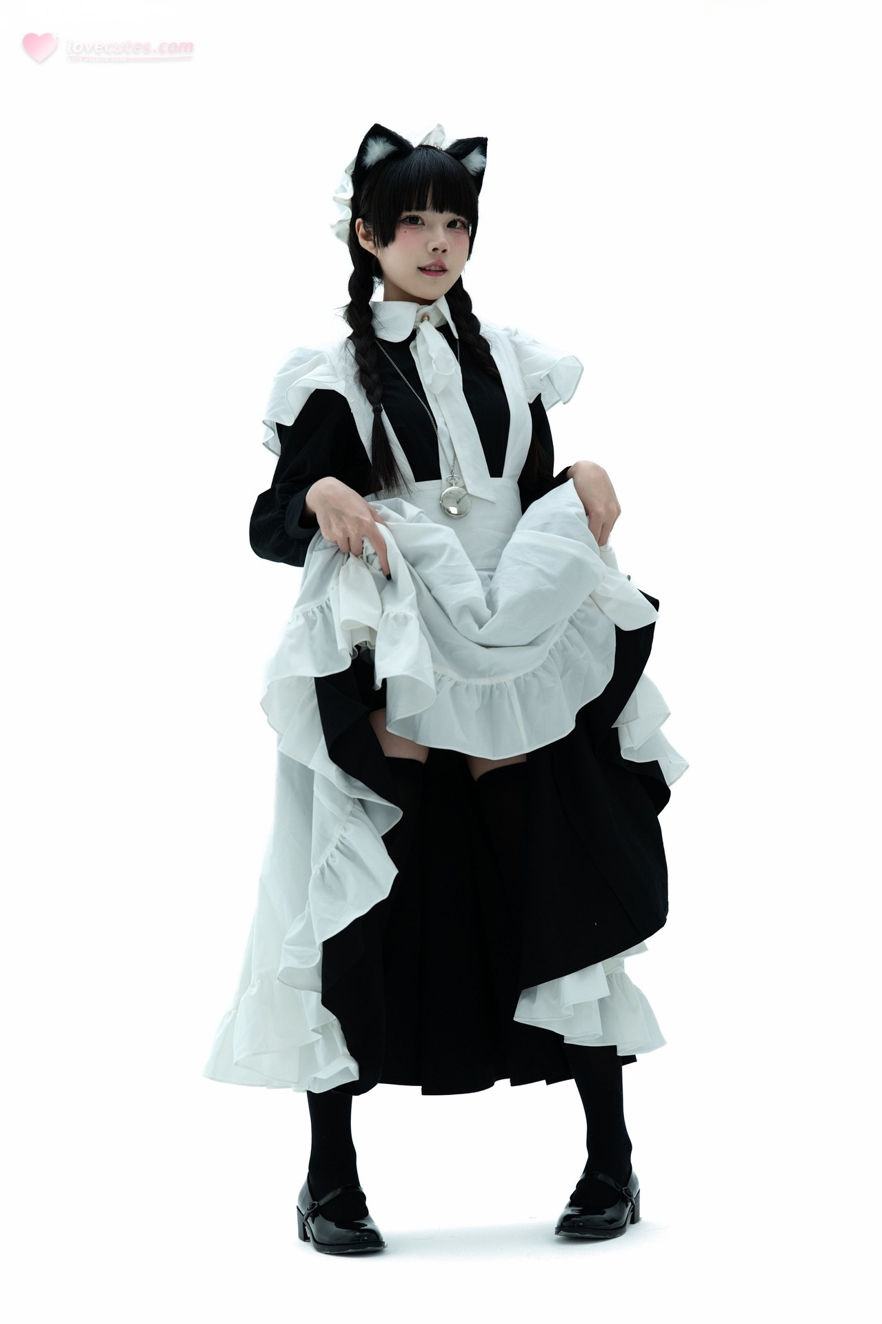 [Photo Set] Shimizu Nagi bộ ảnh maid, leg-focused poses, uniform styling 89P