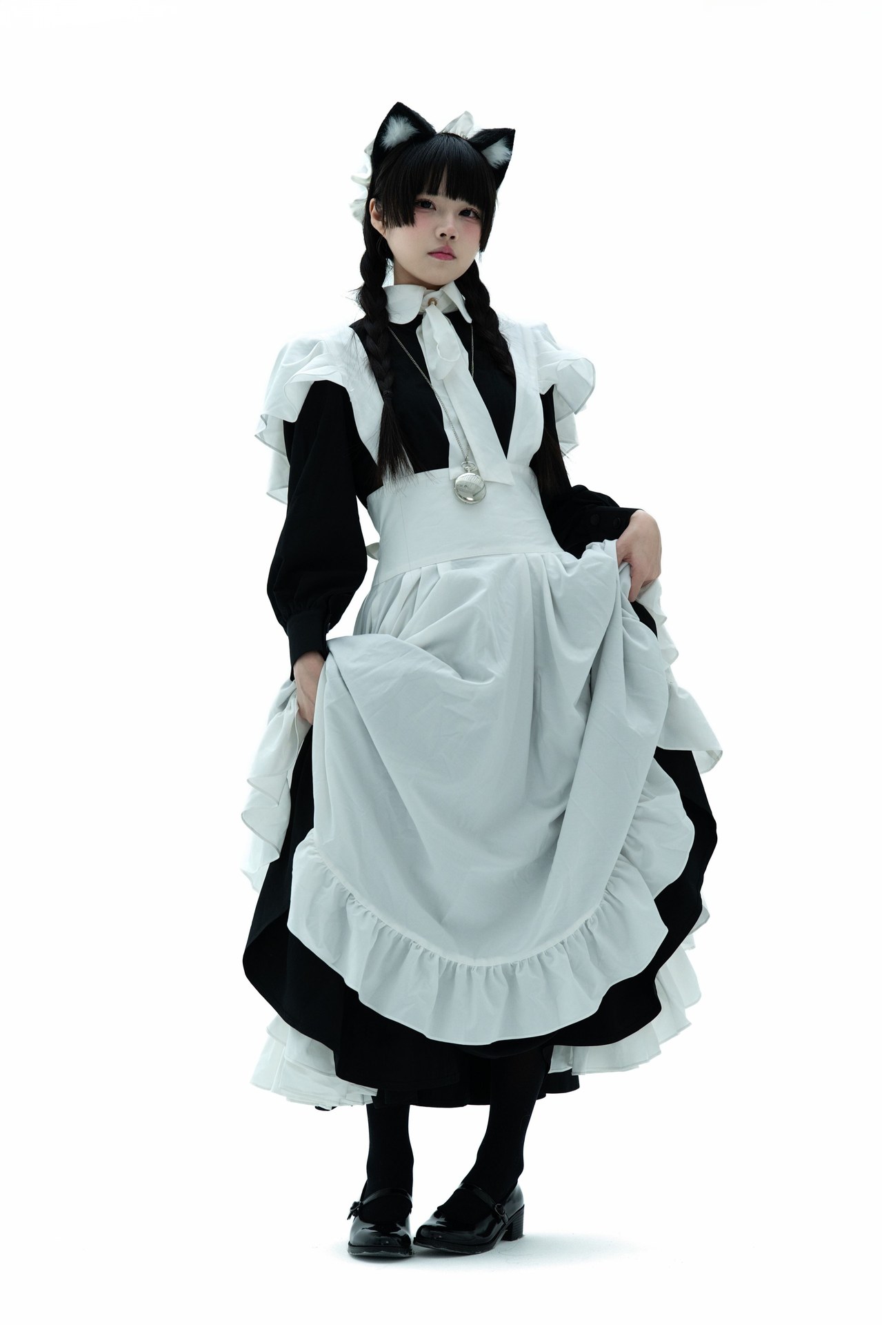 [Photo Set] Shimizu Nagi bộ ảnh maid, leg-focused poses, uniform styling 89P