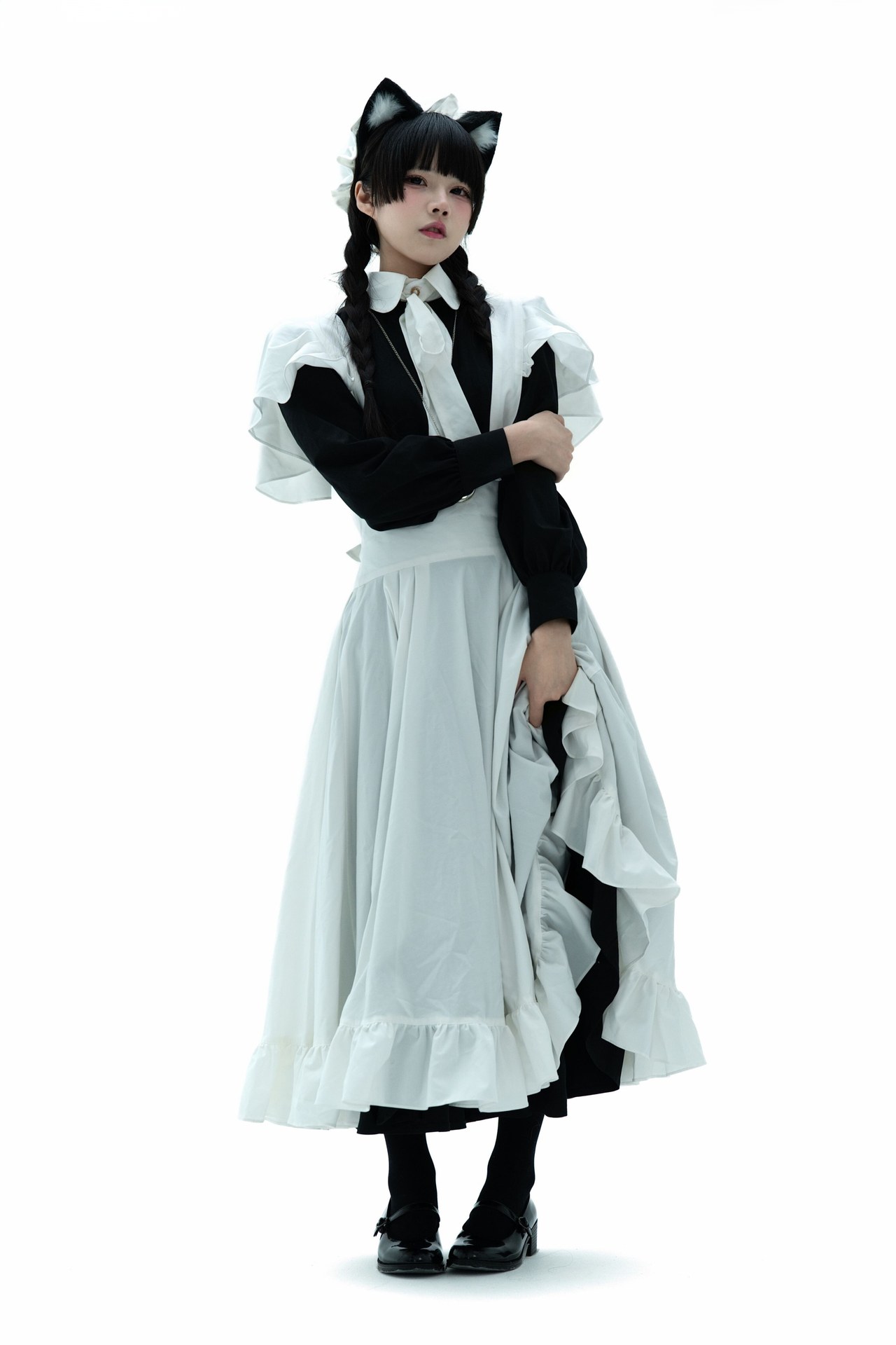 [Photo Set] Shimizu Nagi bộ ảnh maid, leg-focused poses, uniform styling 89P