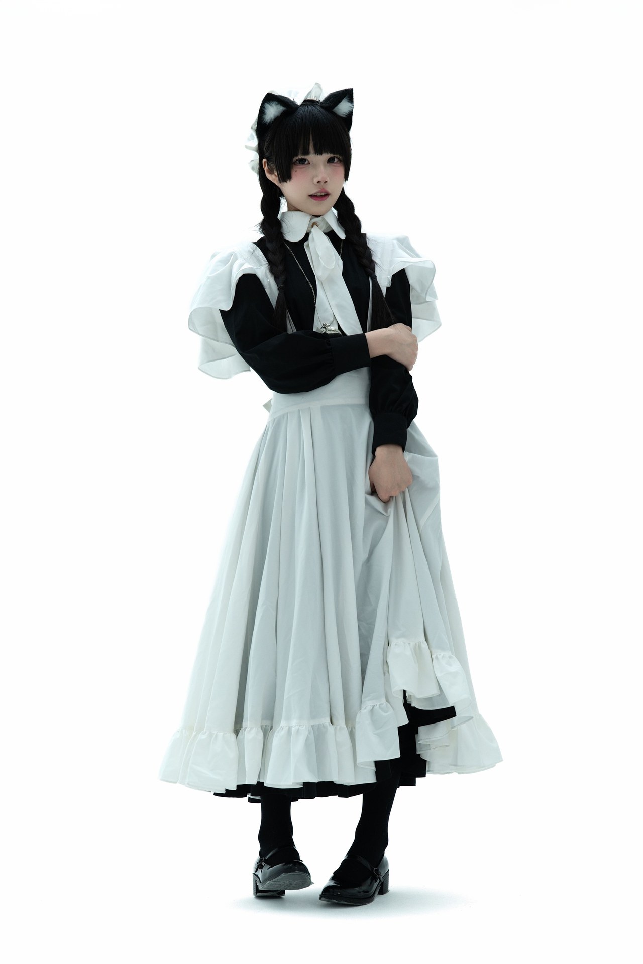 [Photo Set] Shimizu Nagi bộ ảnh maid, leg-focused poses, uniform styling 89P