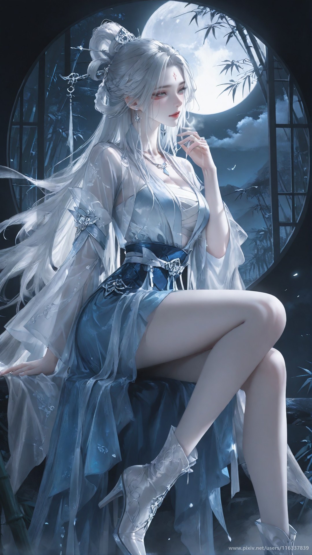 AI Nudes - Taiji Bahuang Xiaobai ชุดชั้นในลูกไม้ ชุดรัดรูป แกลเลอรี AI 234P