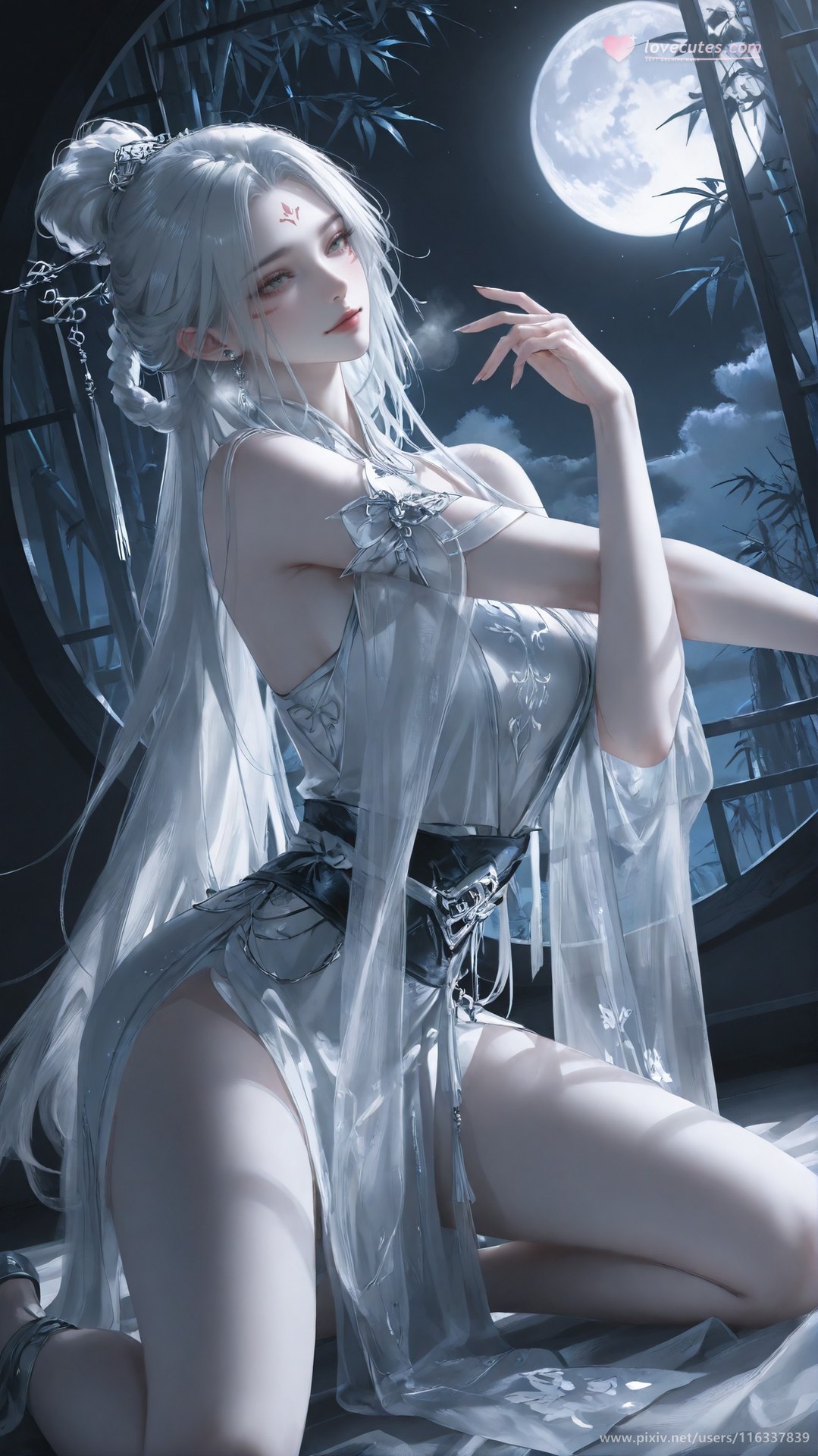 AI Nudes - Taiji Bahuang Xiaobai ชุดชั้นในลูกไม้ ชุดรัดรูป แกลเลอรี AI 234P