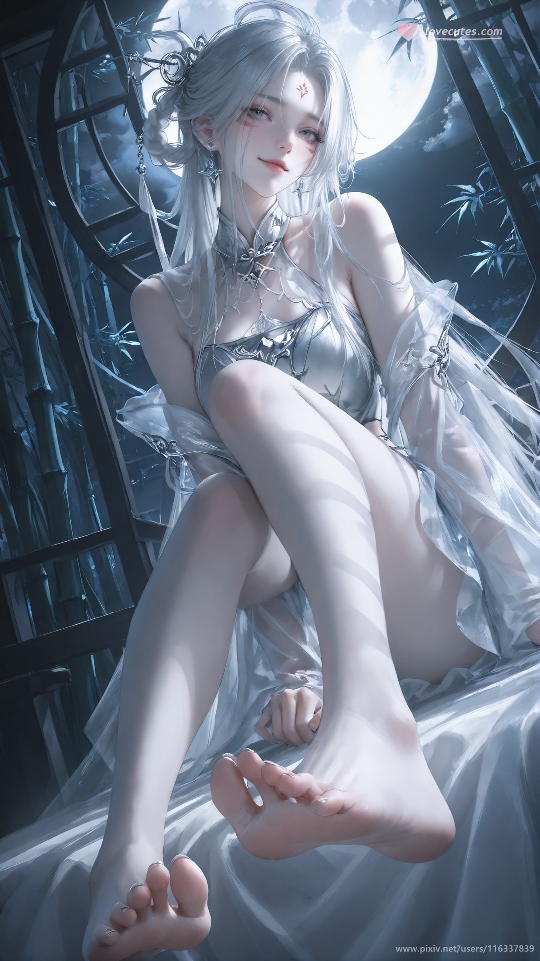 AI Nudes - Taiji Bahuang Xiaobai ชุดชั้นในลูกไม้ ชุดรัดรูป แกลเลอรี AI 234P