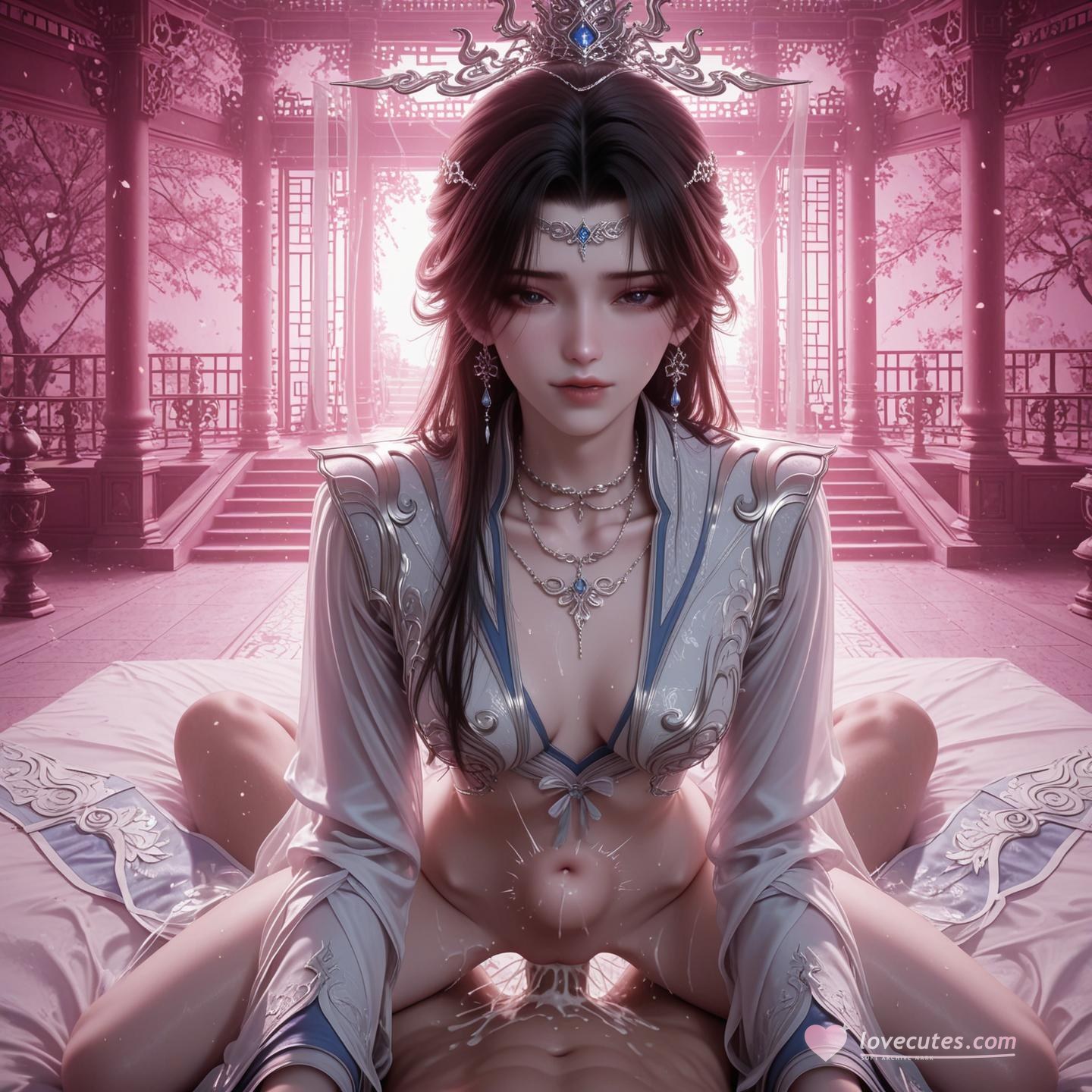 AI Porn - Renegade Immortal Li Muwan đồ bó sát phong cách ướt bộ sưu tập AI 124P