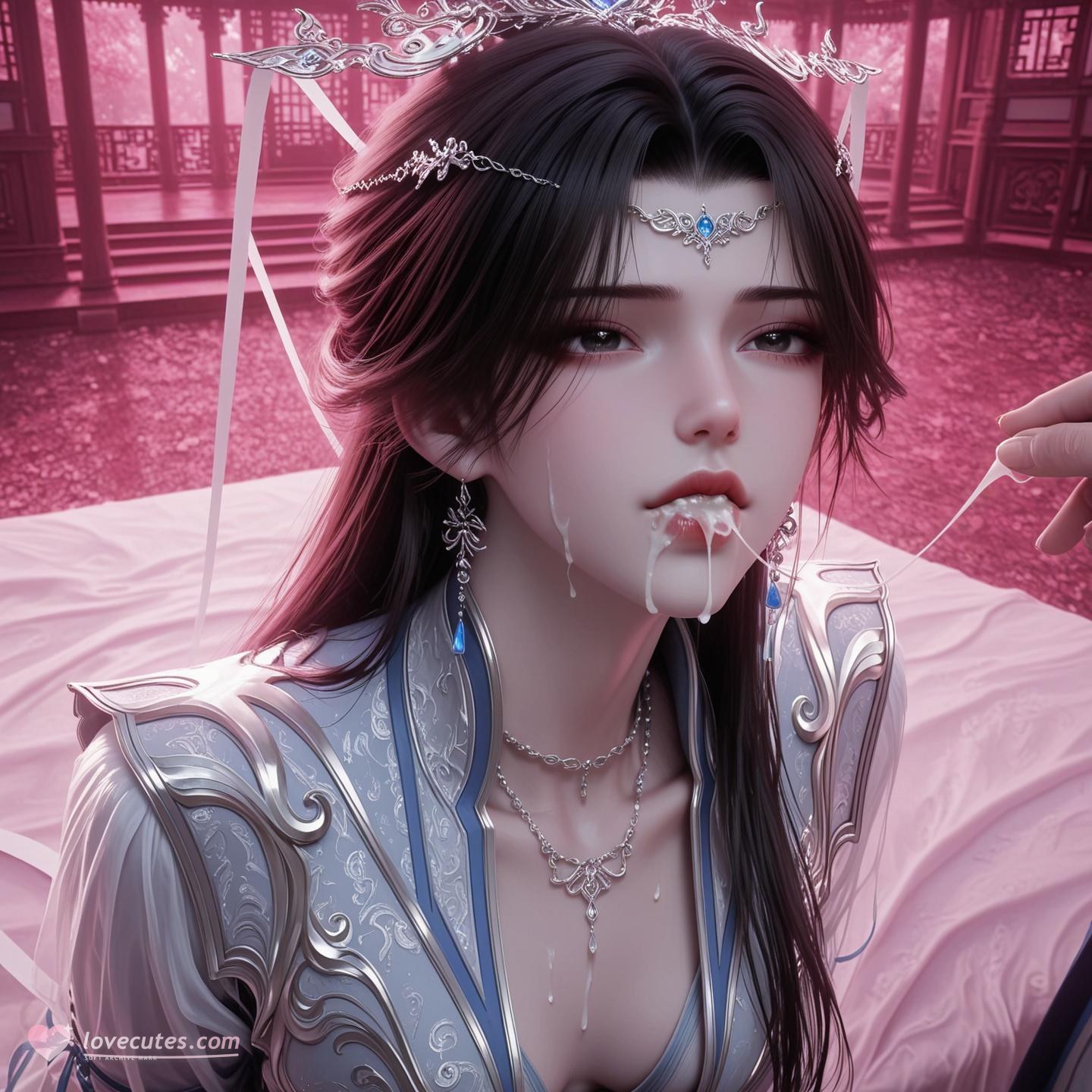 AI Porn - Renegade Immortal Li Muwan 바디수트 젖은 연출 노출 누드 AI 이미지 갤러리 124P