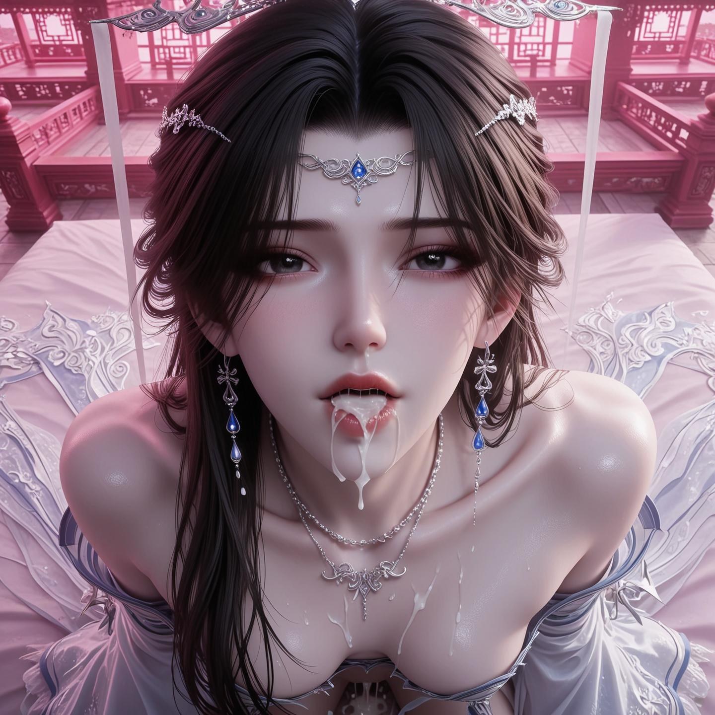 AI Porn - Renegade Immortal Li Muwan đồ bó sát phong cách ướt bộ sưu tập AI 124P