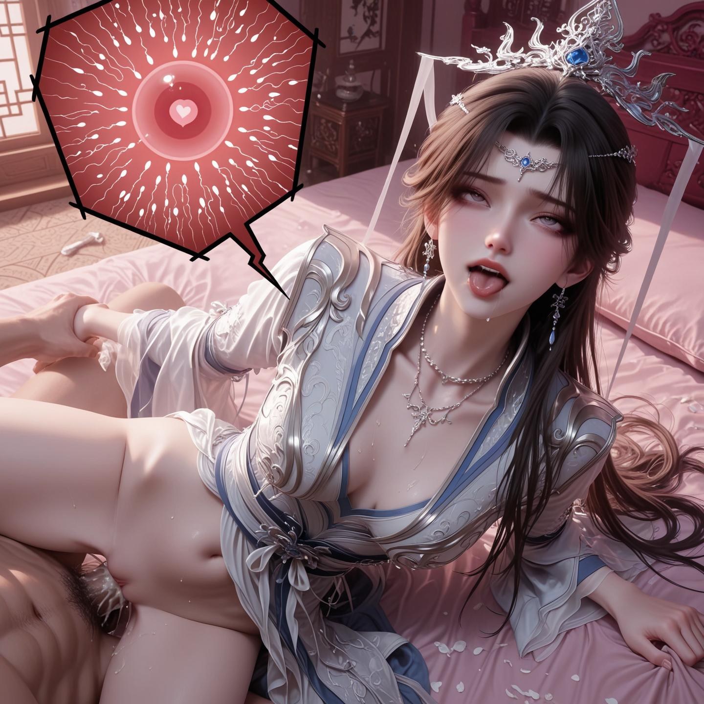 AI Porn - Renegade Immortal Li Muwan đồ bó sát phong cách ướt bộ sưu tập AI 124P