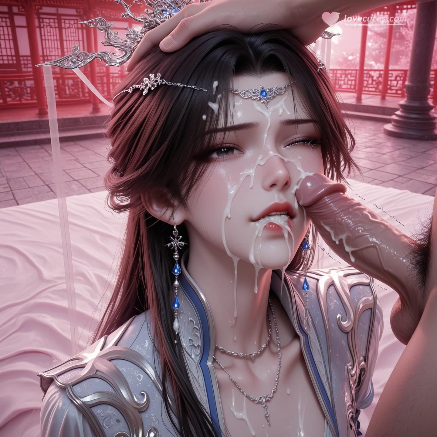 AI Porn - Renegade Immortal Li Muwan đồ bó sát phong cách ướt bộ sưu tập AI 124P