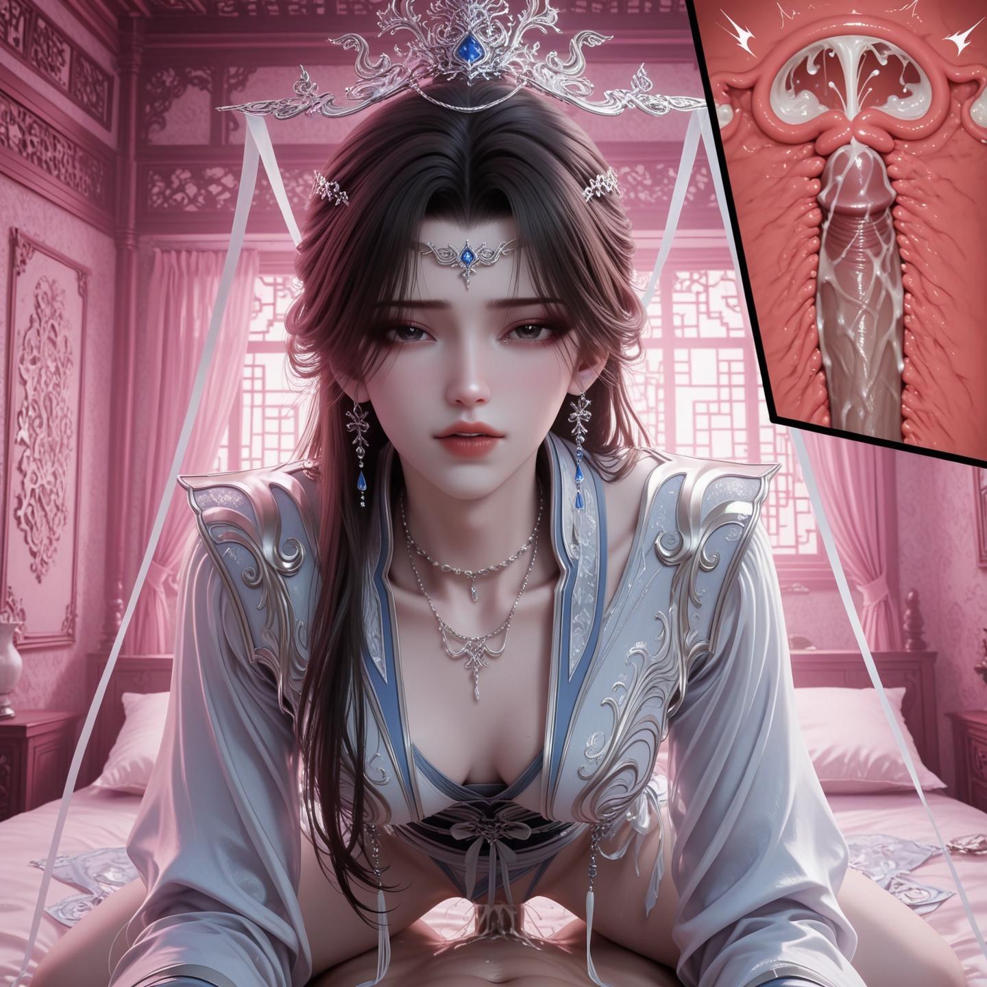 AI Porn - 仙逆 李慕婉 ボディスーツ 濡れ感 露出ヌード AI画像ギャラリー 124P