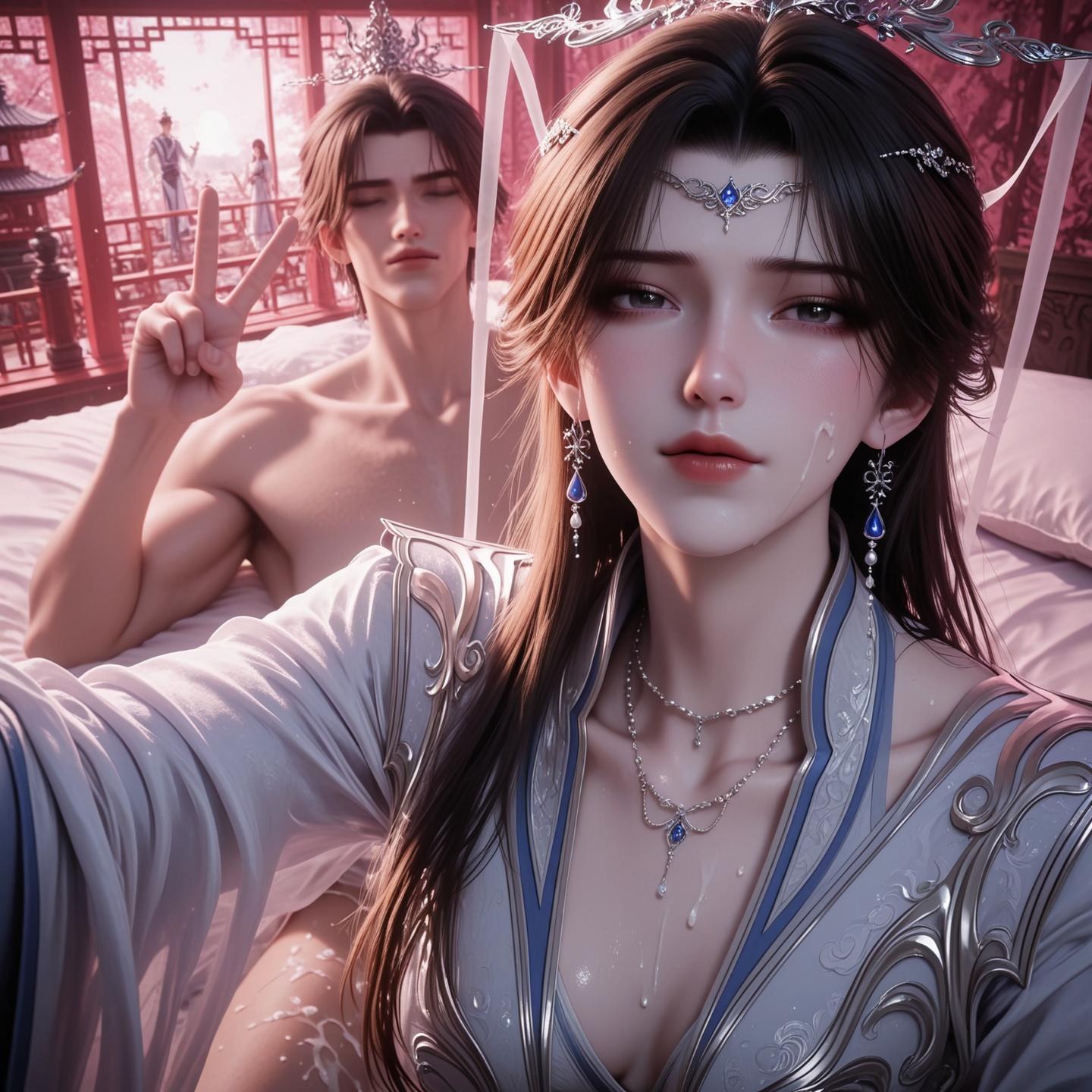 AI Porn - 仙逆 李慕婉 ボディスーツ 濡れ感 露出ヌード AI画像ギャラリー 124P