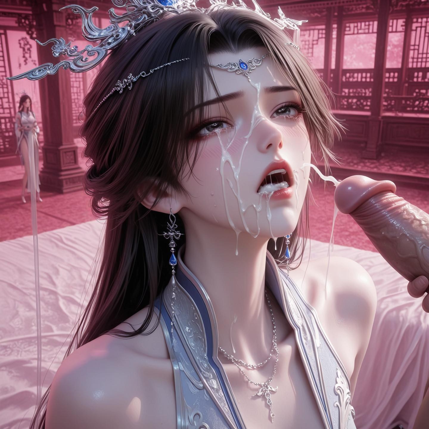AI Porn - Renegade Immortal Li Muwan ชุดรัดรูป ลุคเปียกน้ำ แกลเลอรี AI 124P