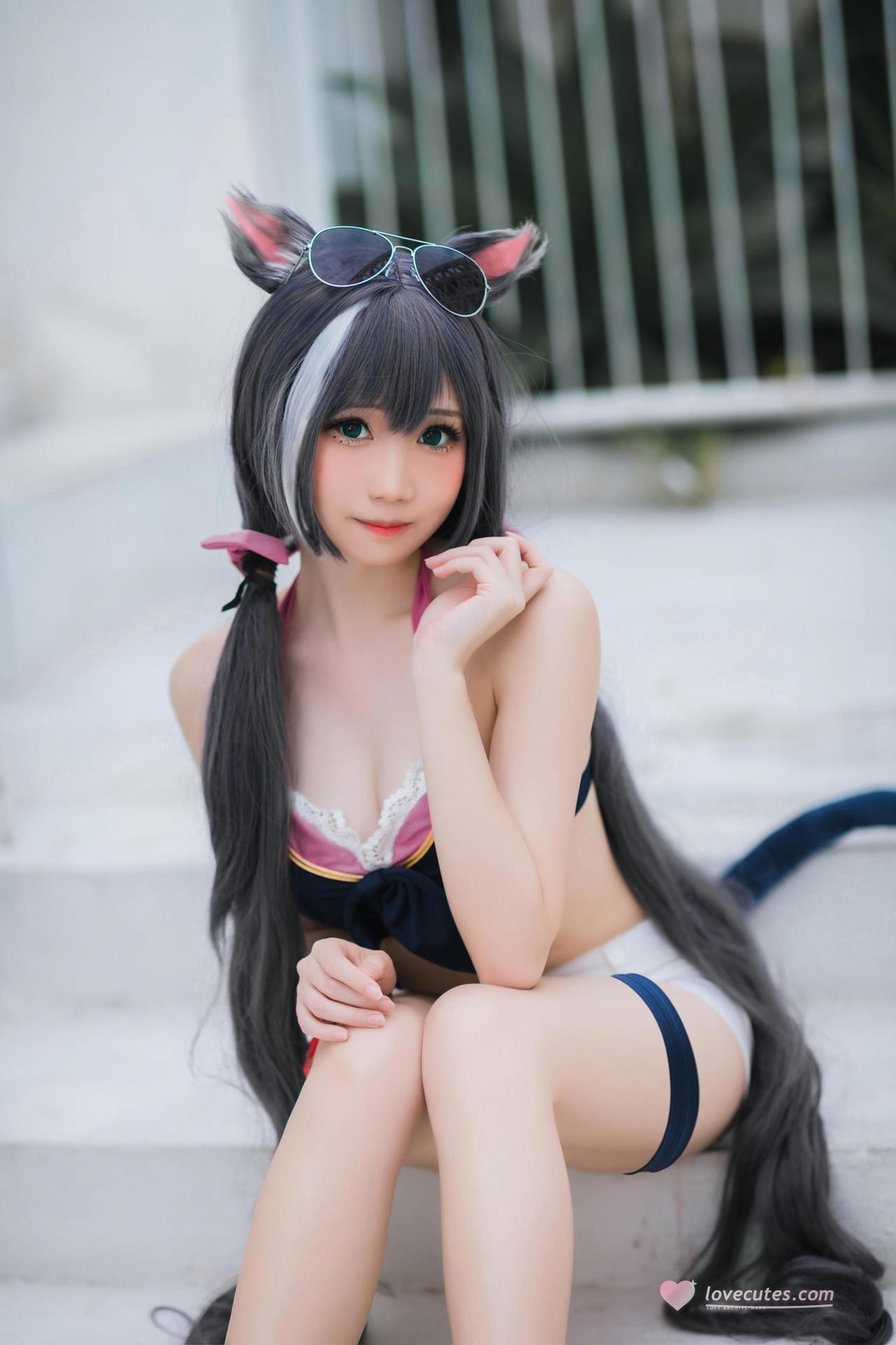 [Cosplay] Menmentan bộ ảnh cosplay, swimsuit, bikini, leg-focused poses 20P
