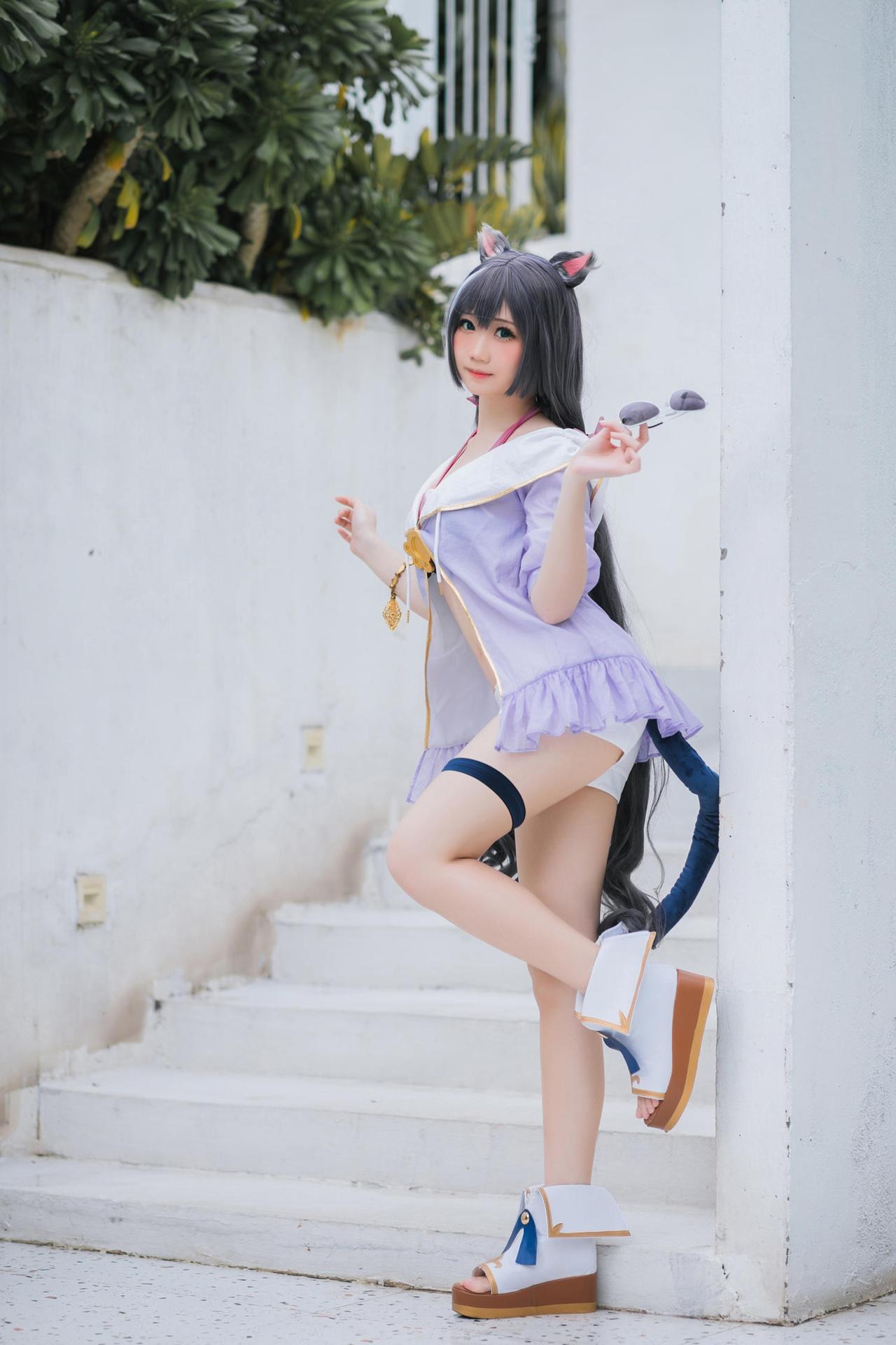 [Cosplay] Menmentan bộ ảnh cosplay, swimsuit, bikini, leg-focused poses 20P
