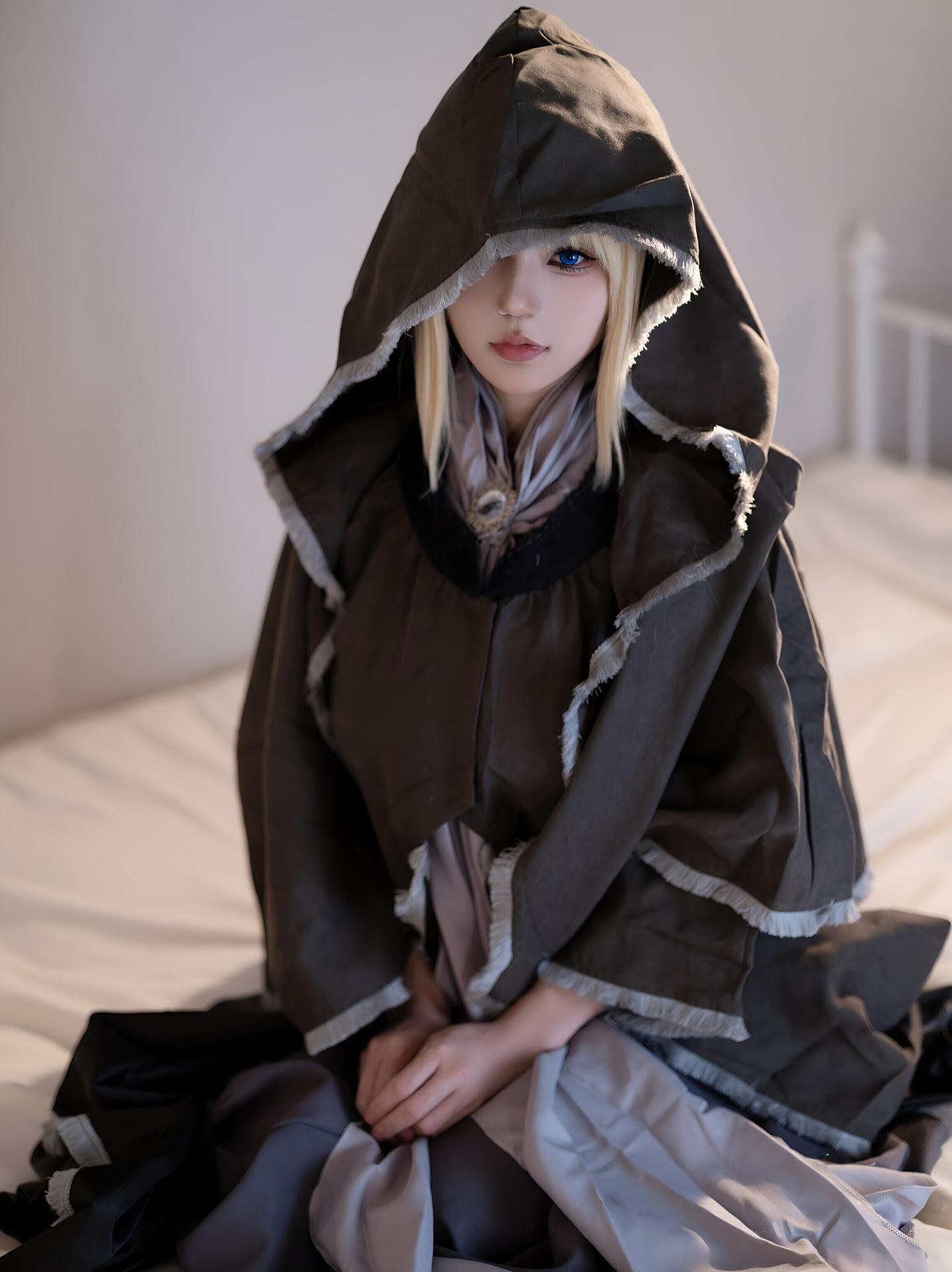 [Cosplay] Ogura Chiyo w โฟโต้เซ็ต cosplay, black stockings, cleavage styling 58P