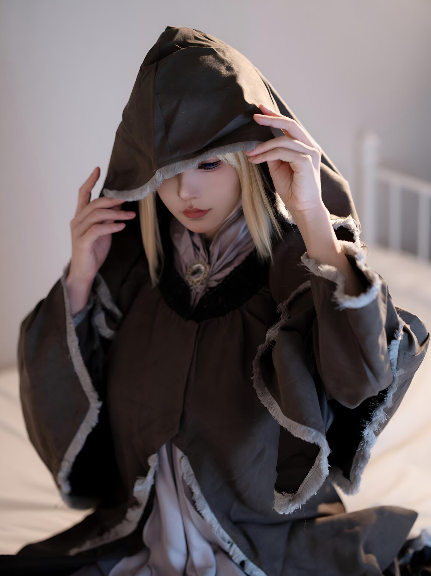 [Cosplay] Ogura Chiyo w โฟโต้เซ็ต cosplay, black stockings, cleavage styling 58P