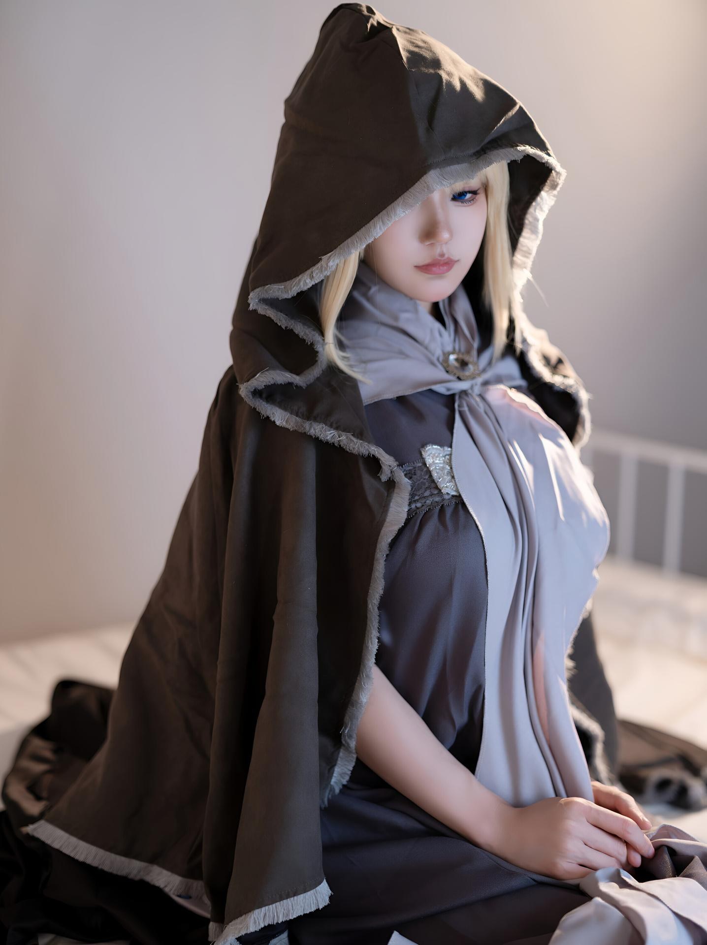 [Cosplay] Ogura Chiyo w โฟโต้เซ็ต cosplay, black stockings, cleavage styling 58P